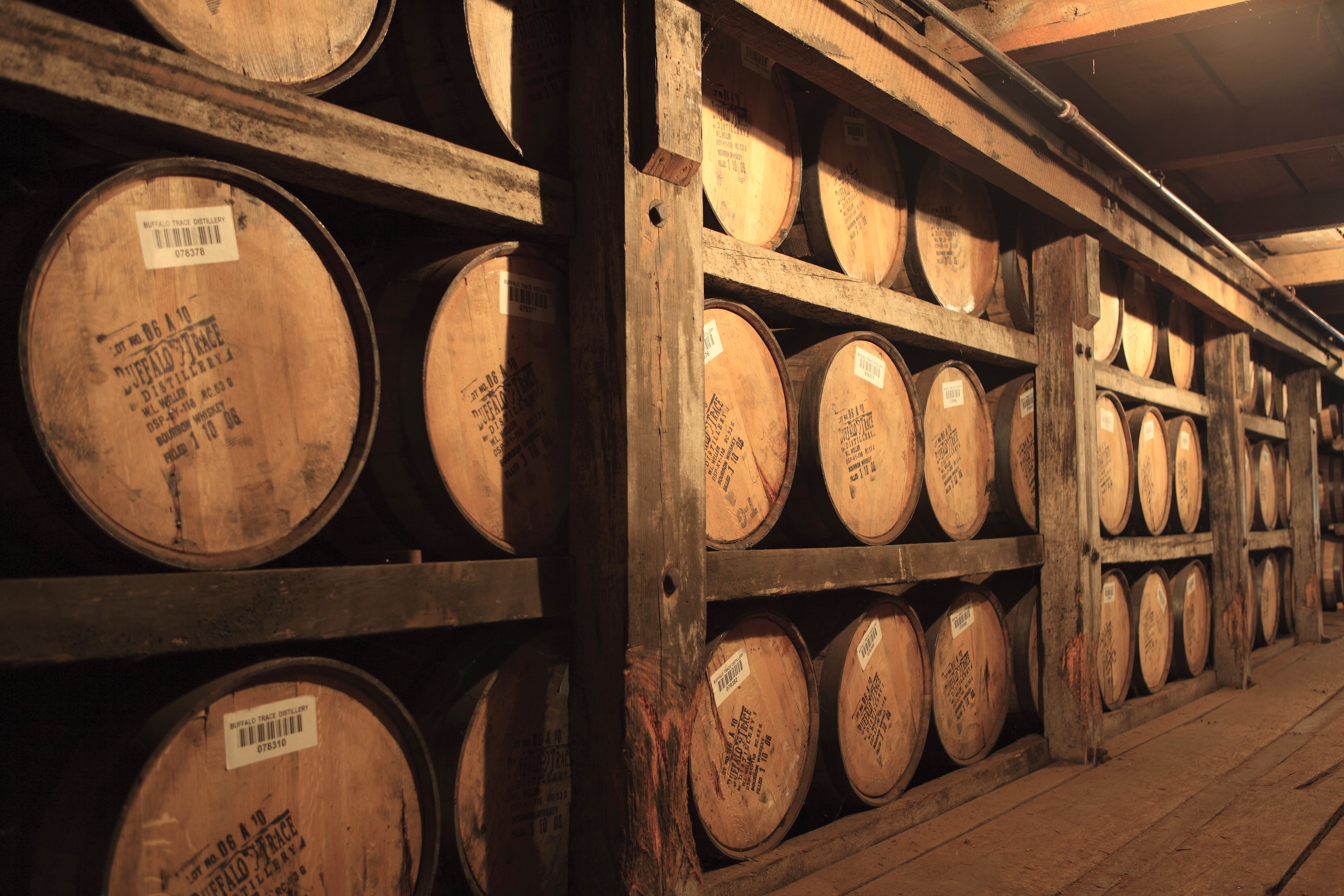 Distillery barrels photo
