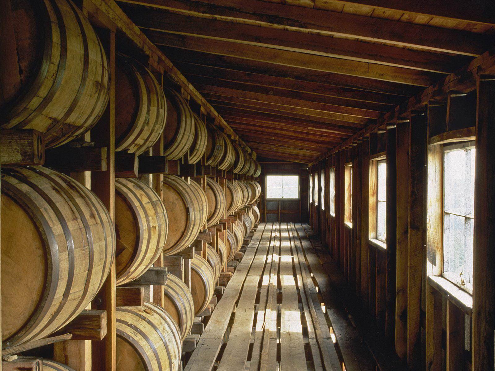 Distillery barrels photo