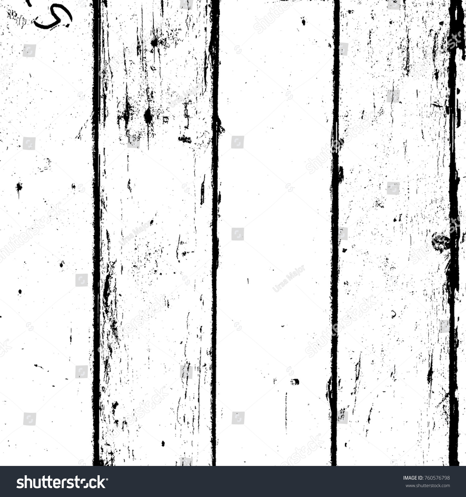 Distressed Grainy Wood Overlay Texture Grunge Stock Vector 760576798 ...