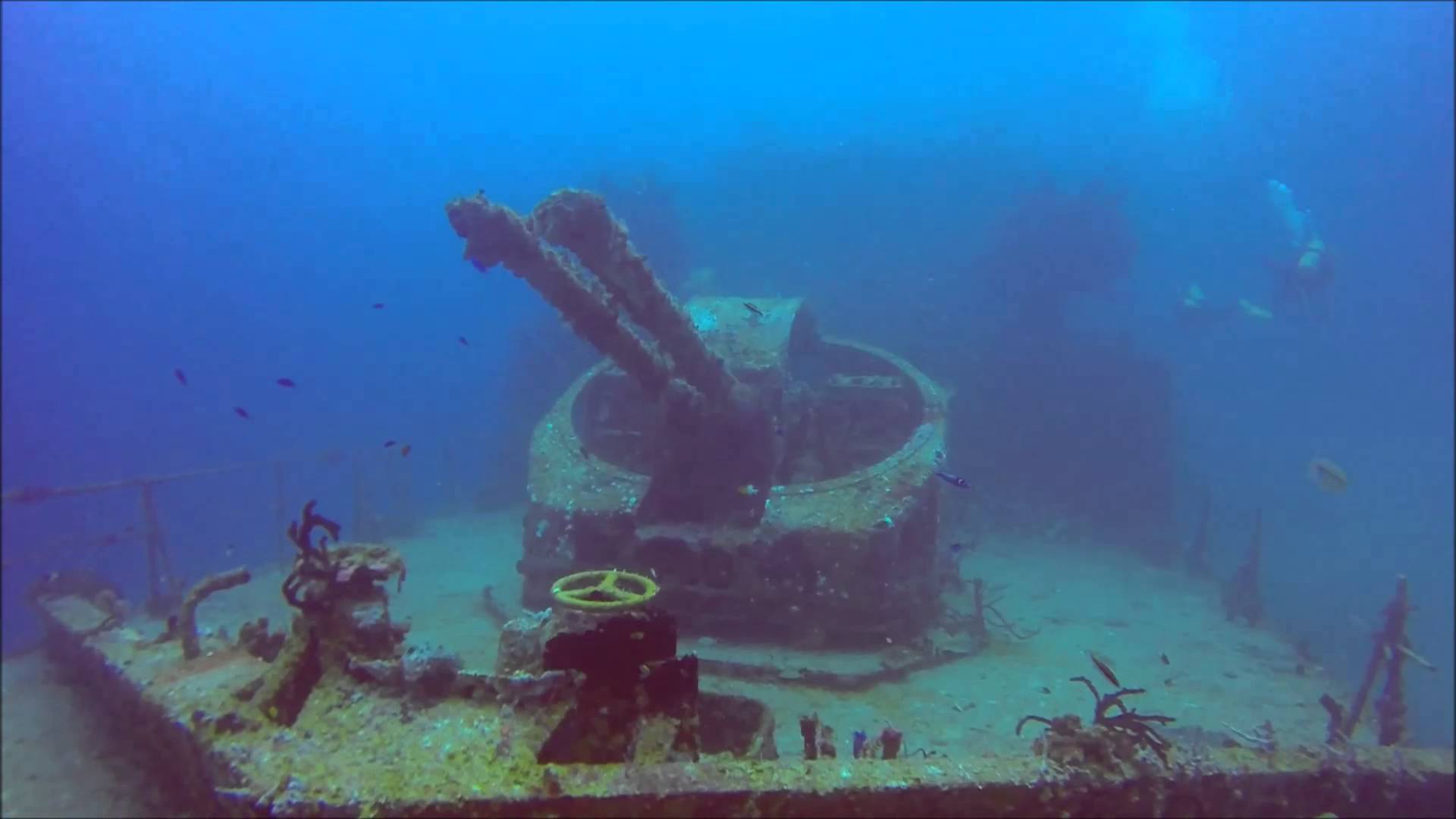 Wreck Dive Russian Destroyer - Cuba Varadero - YouTube