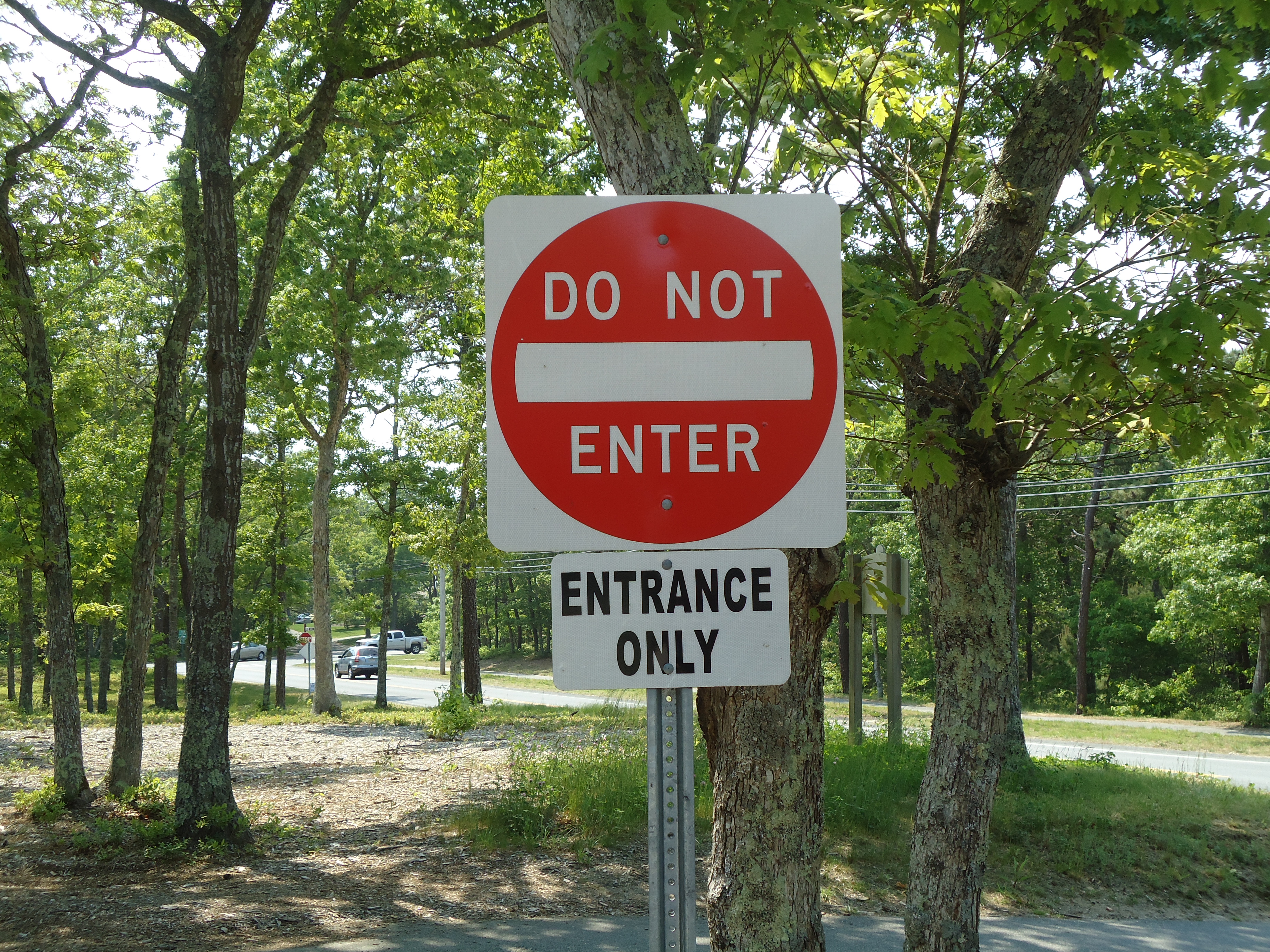 Do not enter sign photo