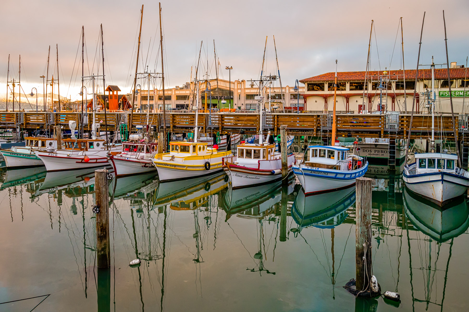 The Docked Boats | San Francisco | 75CentralPhotography