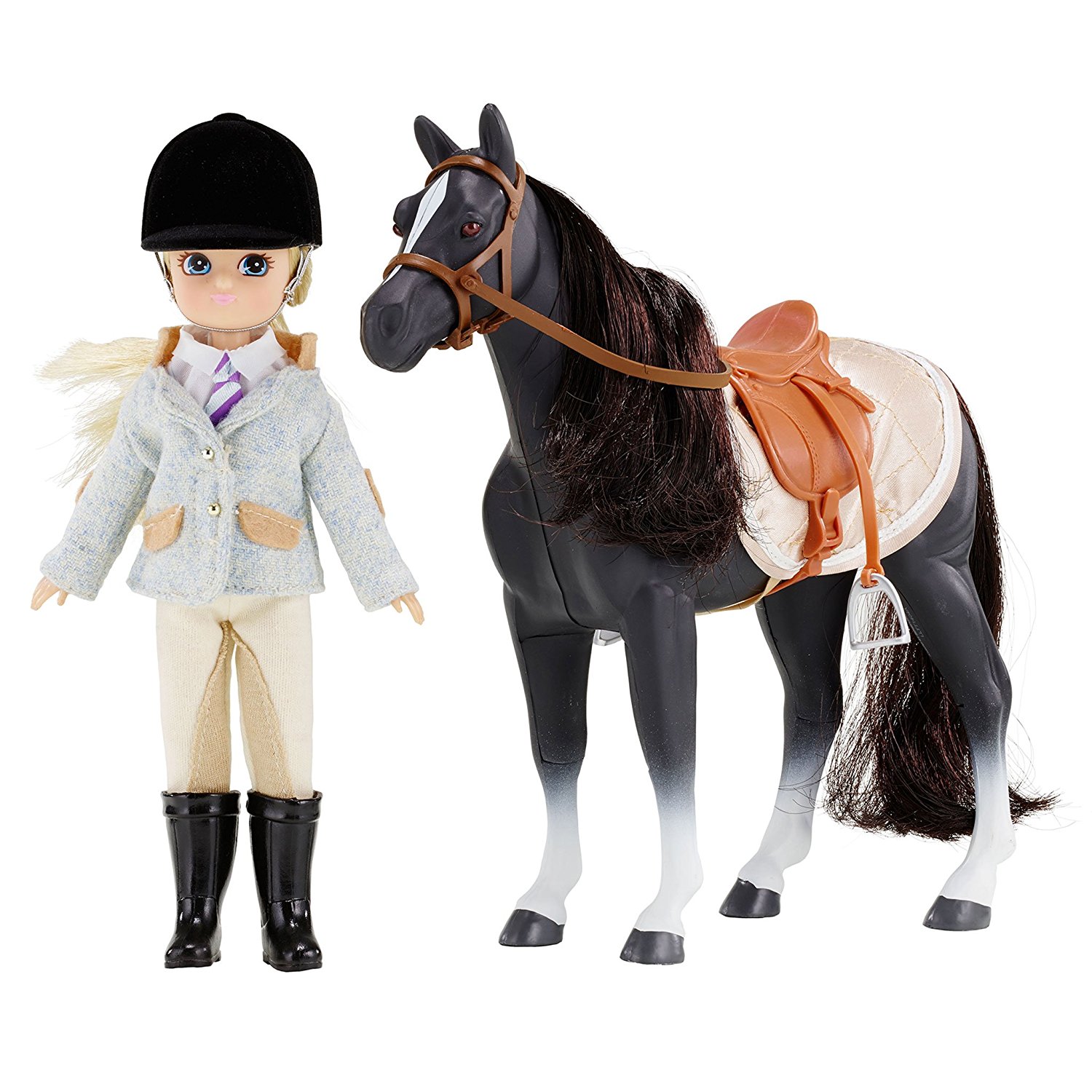 Lottie Doll Set with Horse - Doll & Pony - Blond Hair And Blue Eyes ...