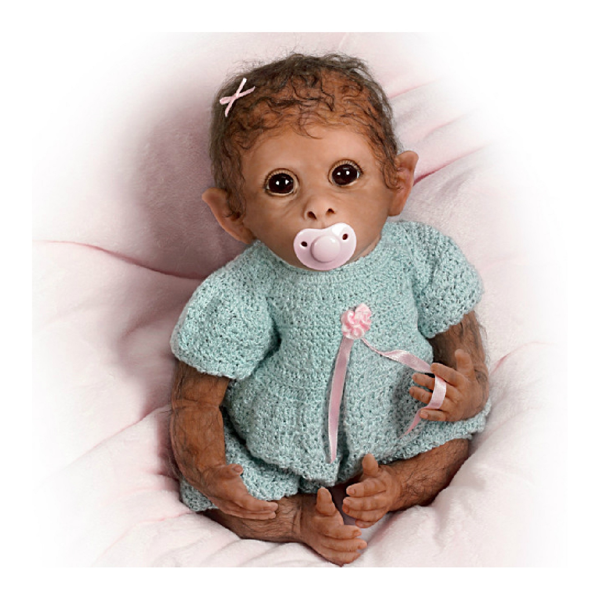 Ashton Drake Linda Murray Collectible Clementine Baby Monkey Baby ...
