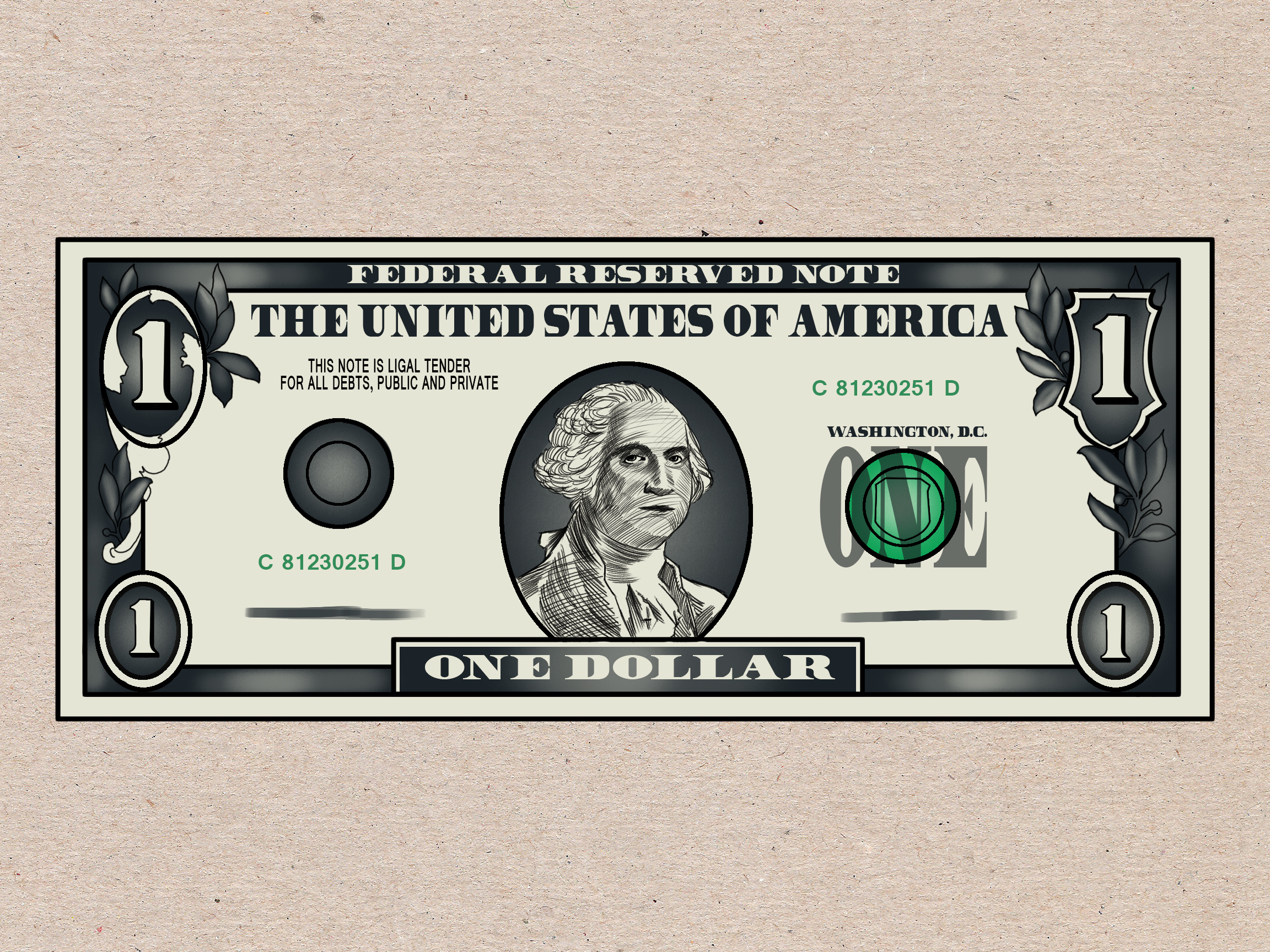 How to Draw a Dollar Bill: 7 Steps (with Pictures) - wikiHow