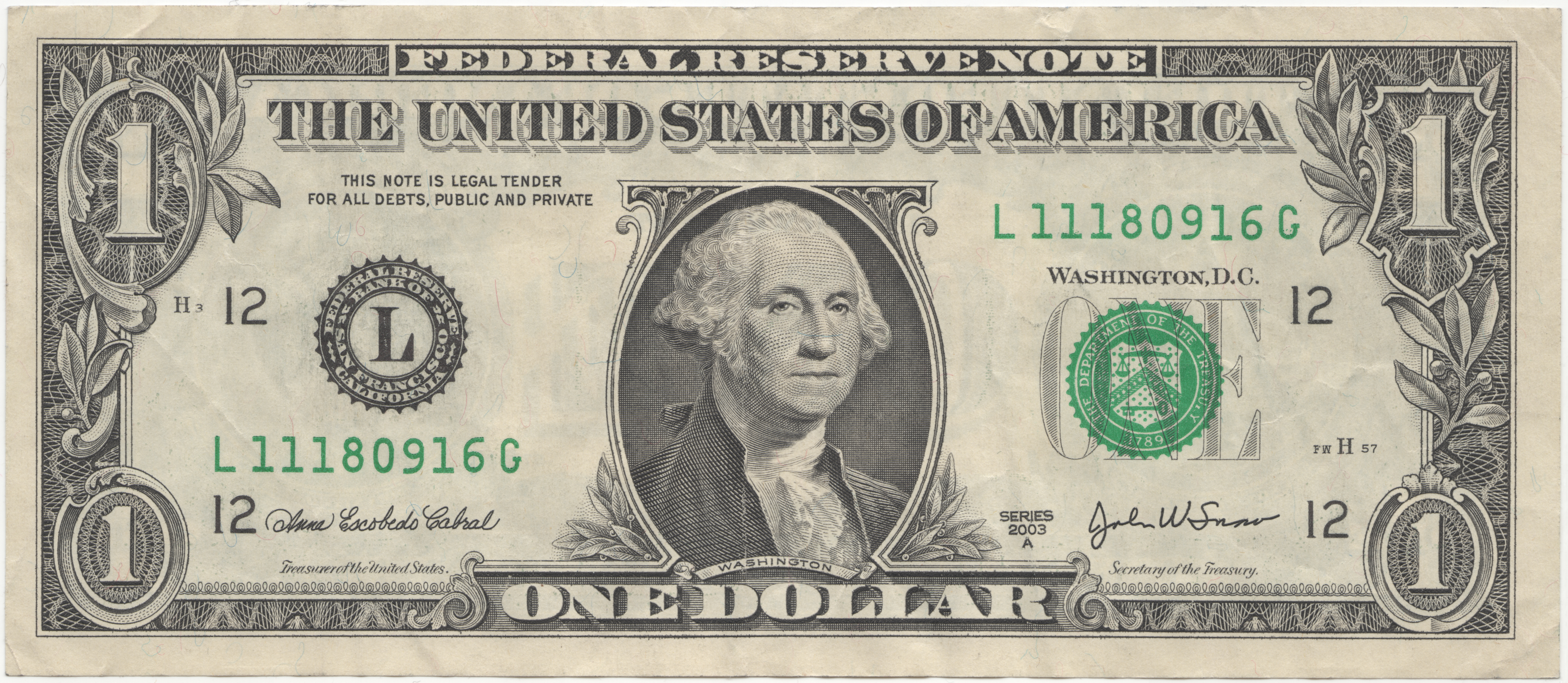 File:United States one dollar bill, obverse.jpg - Wikimedia Commons