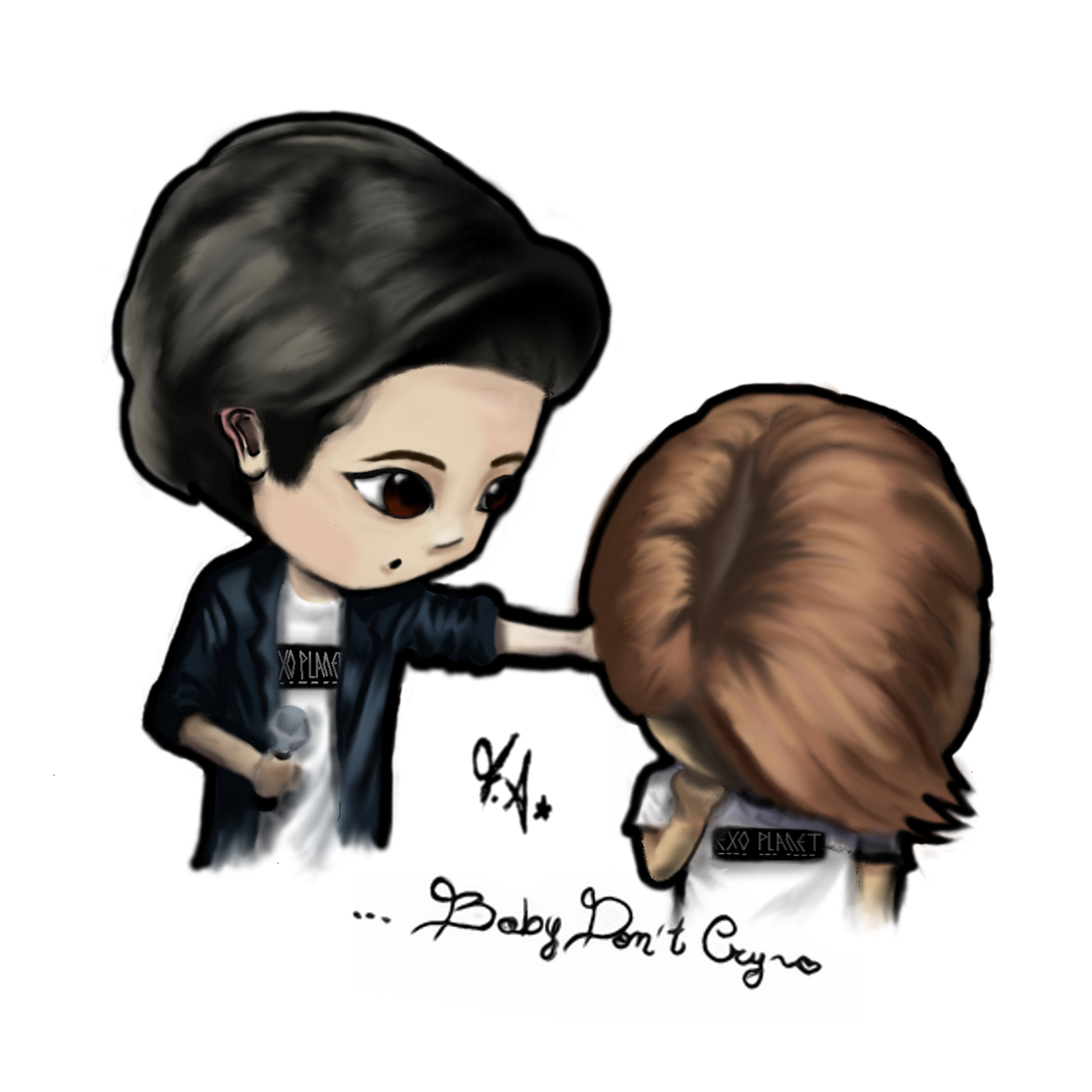ChanBaek - Baby Don't Cry by KeepLookingHoney on DeviantArt