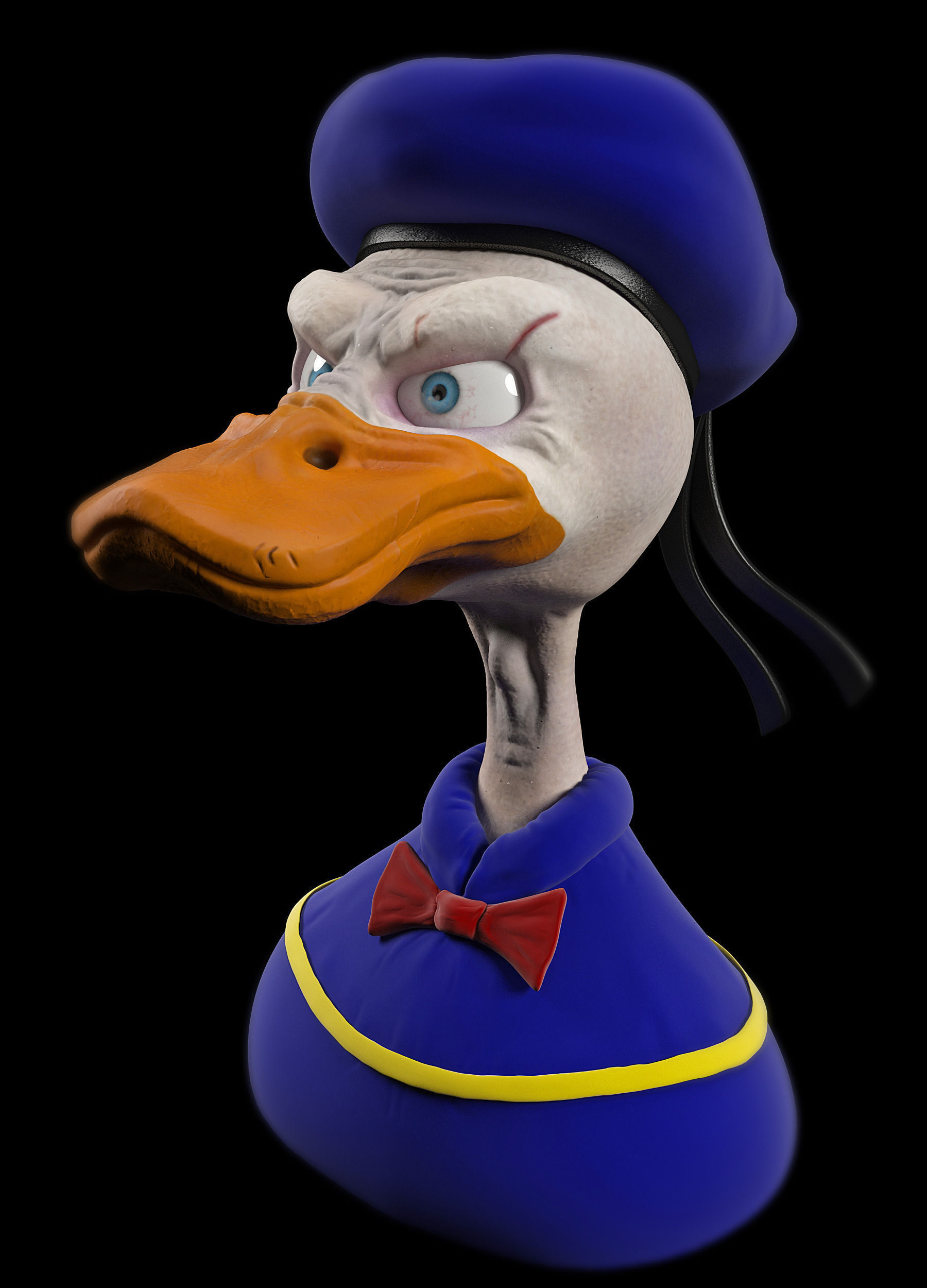 human 3D model Donald Duck | CGTrader