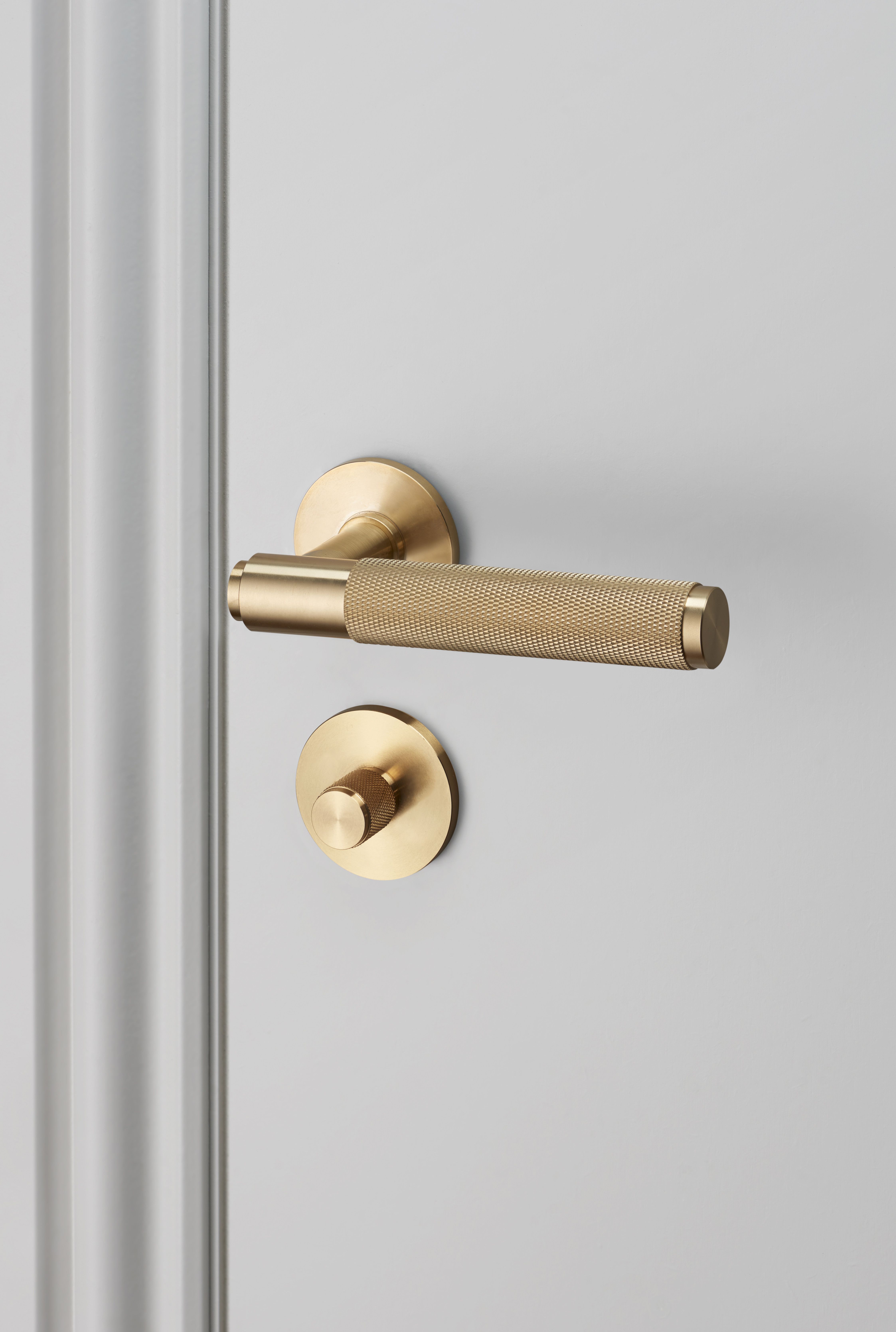 DOOR LEVER HANDLE / BRASS and THUMBTURN LOCK / BRASS by Buster + ...