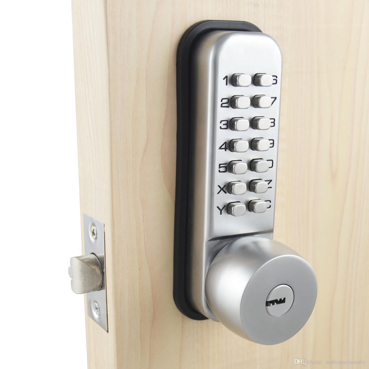 Mechanical Password Door Lock,Bedroom Code Locks with 3 Keys, Color ...
