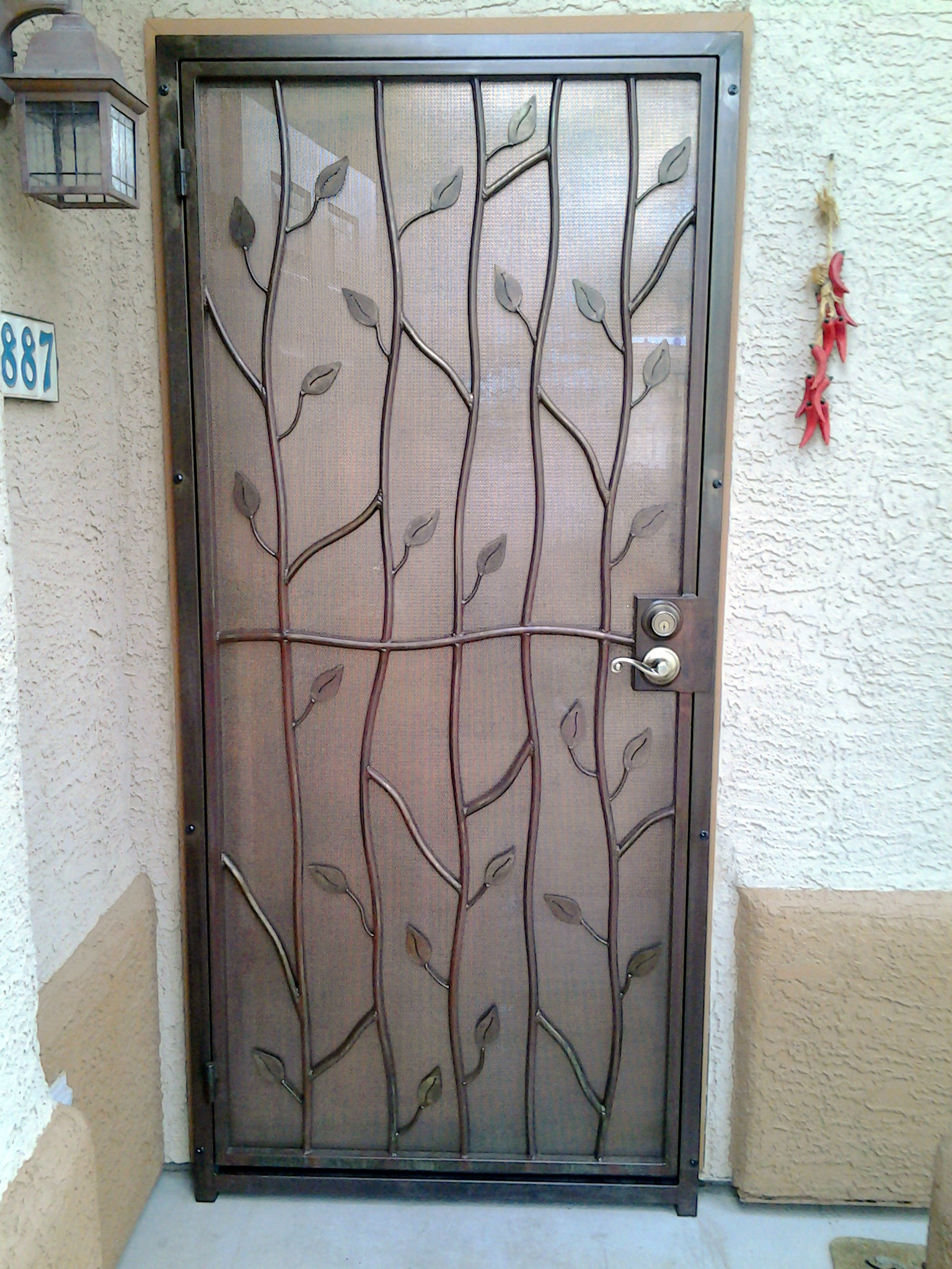 Leaf & Vine Door - IronCraft in AZ