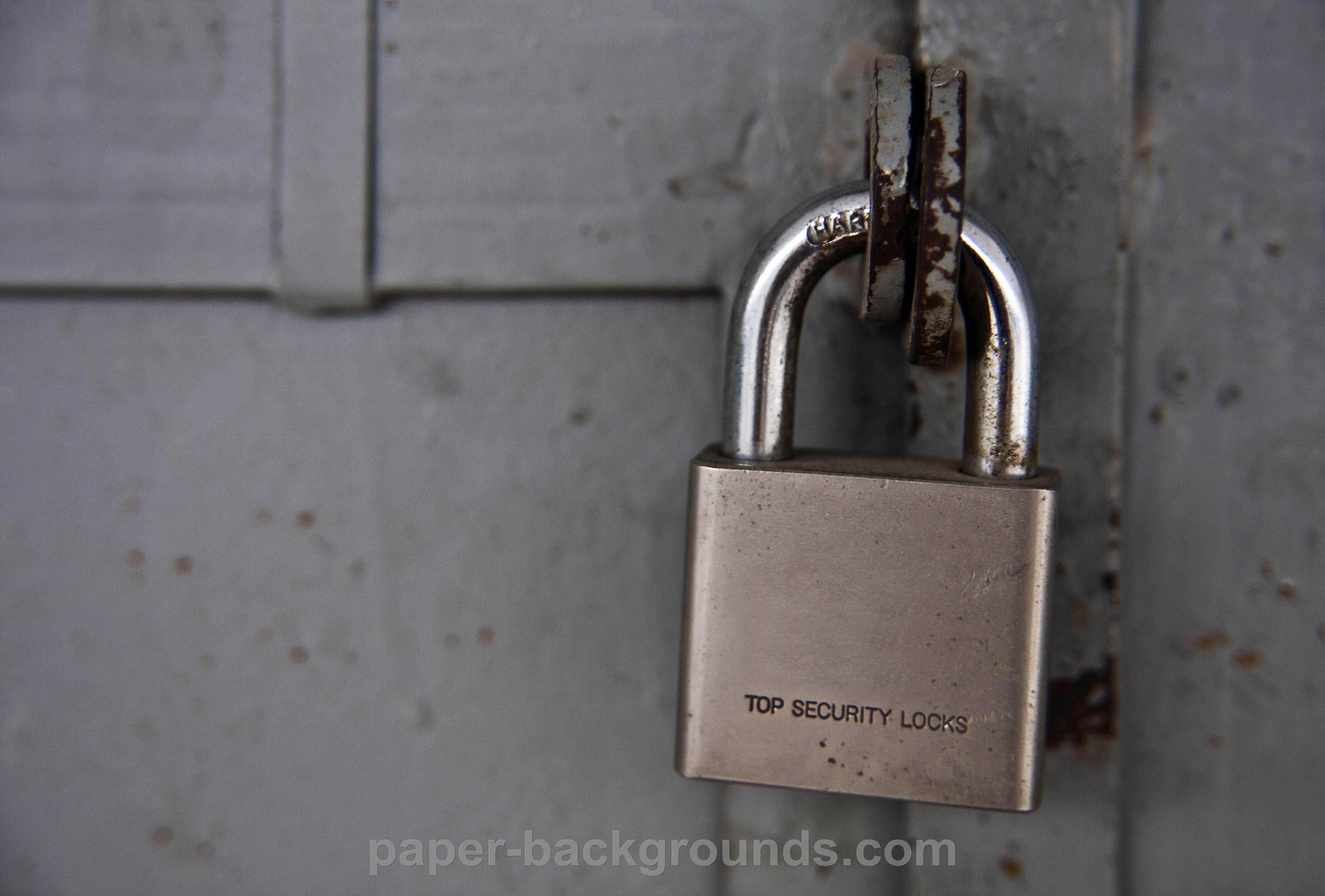 Paper Backgrounds | Metal Door with Security Lock Background