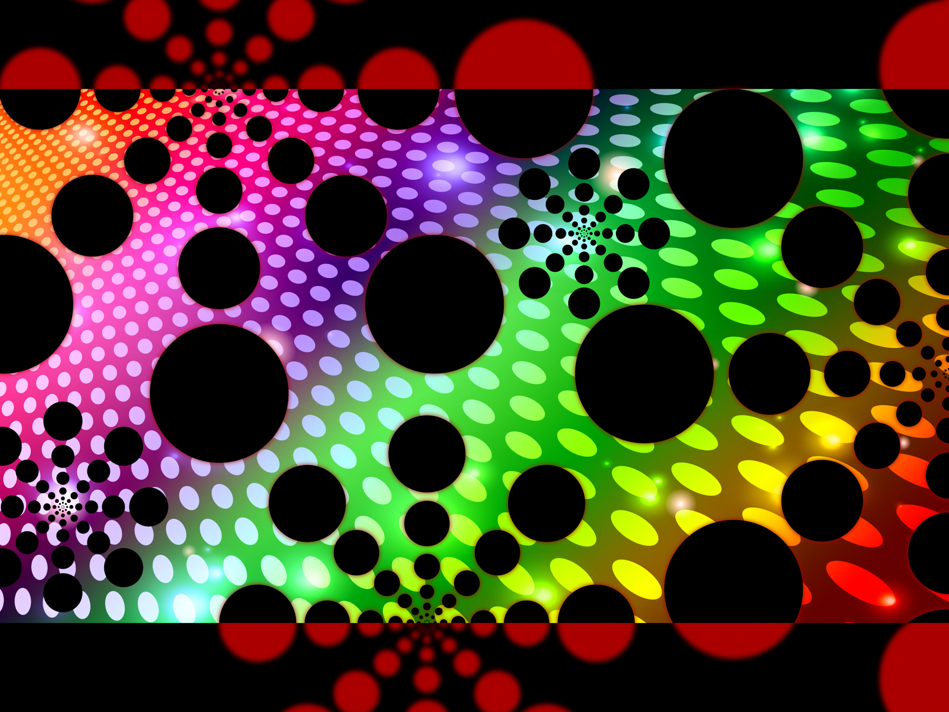 Dots background means decorative round spots and patterns photo