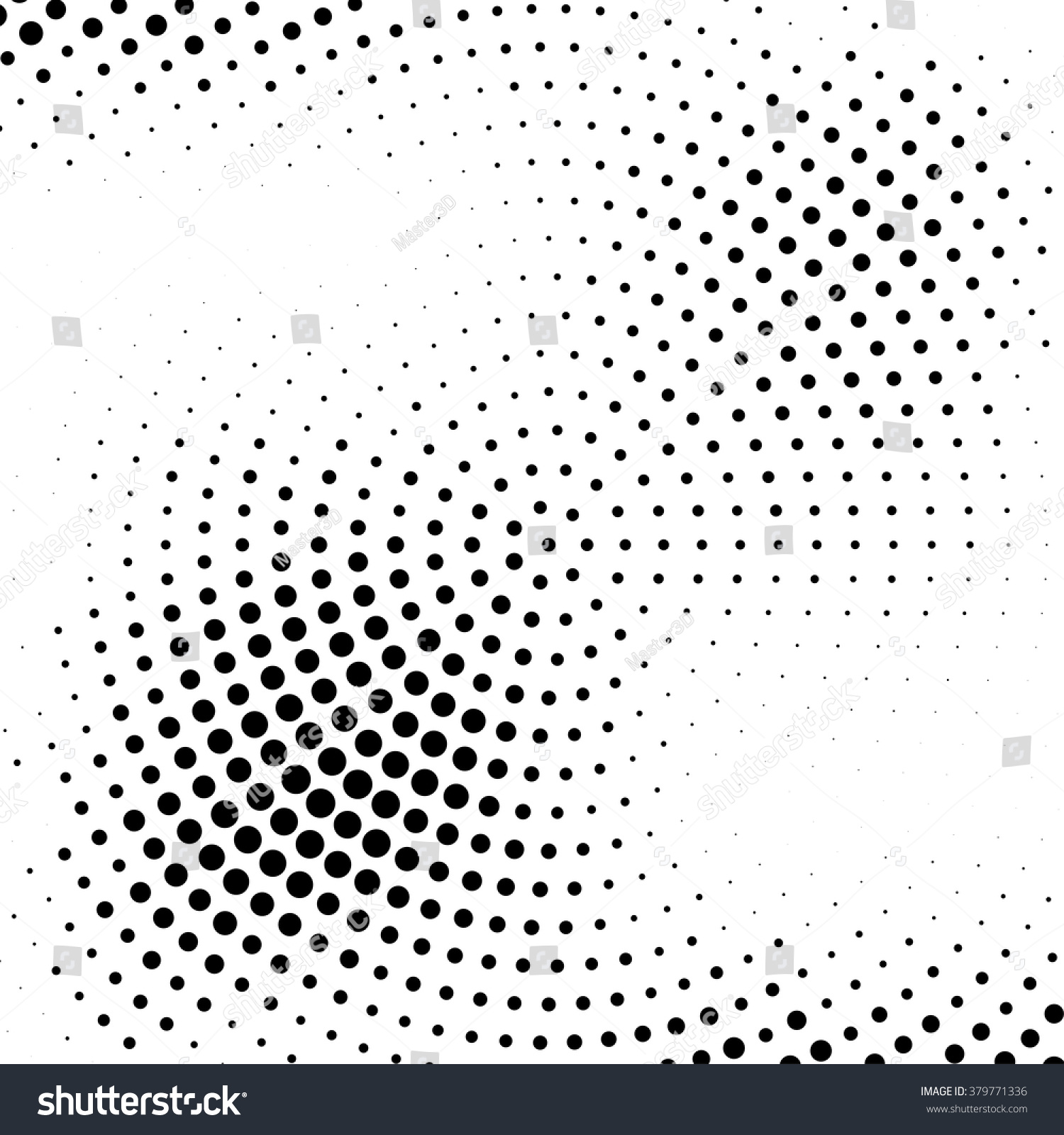 Abstract Dotted Background Vector Pattern Halftone Stock Vector ...