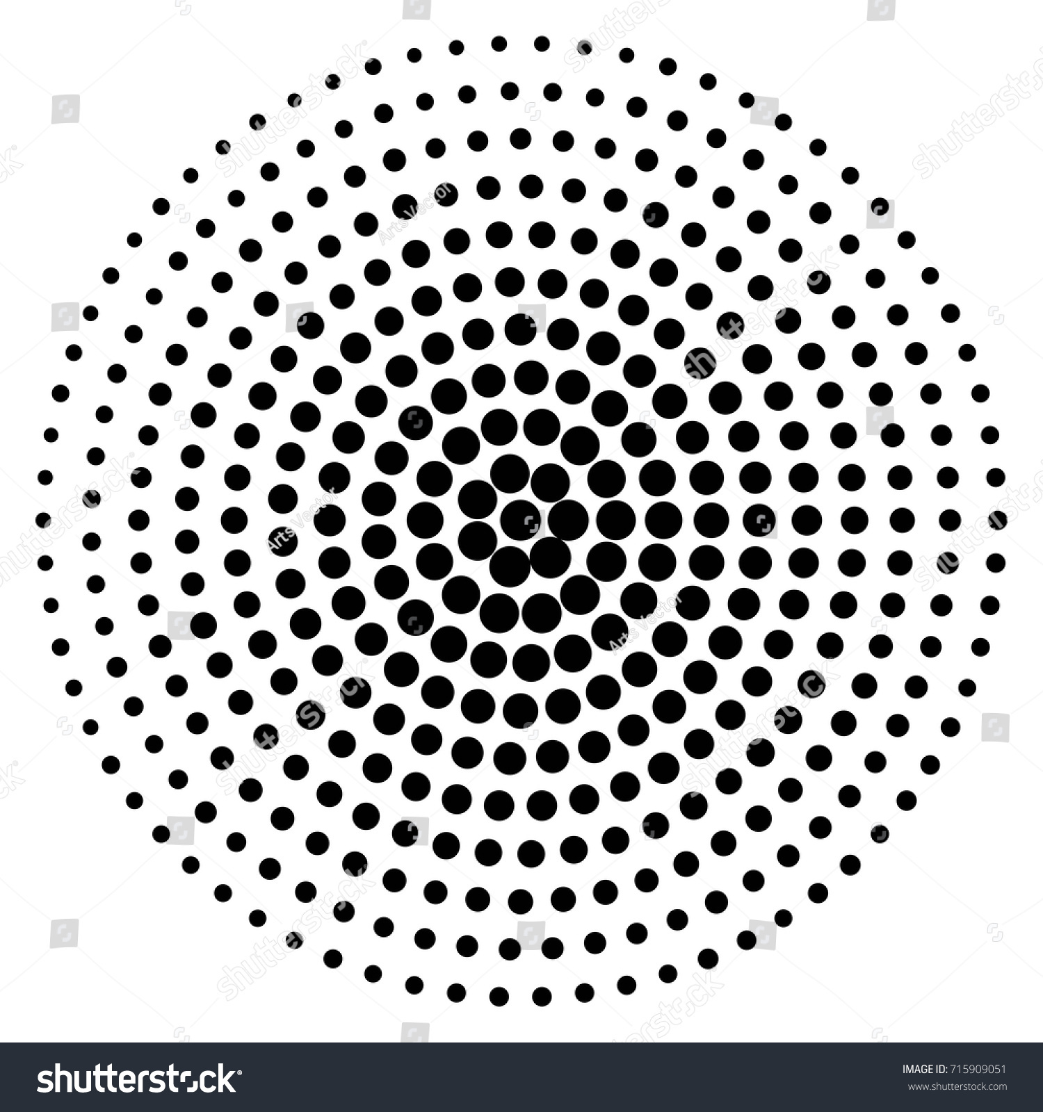 Circle Dot Patterns Dotted Background Stock Vector HD (Royalty Free ...