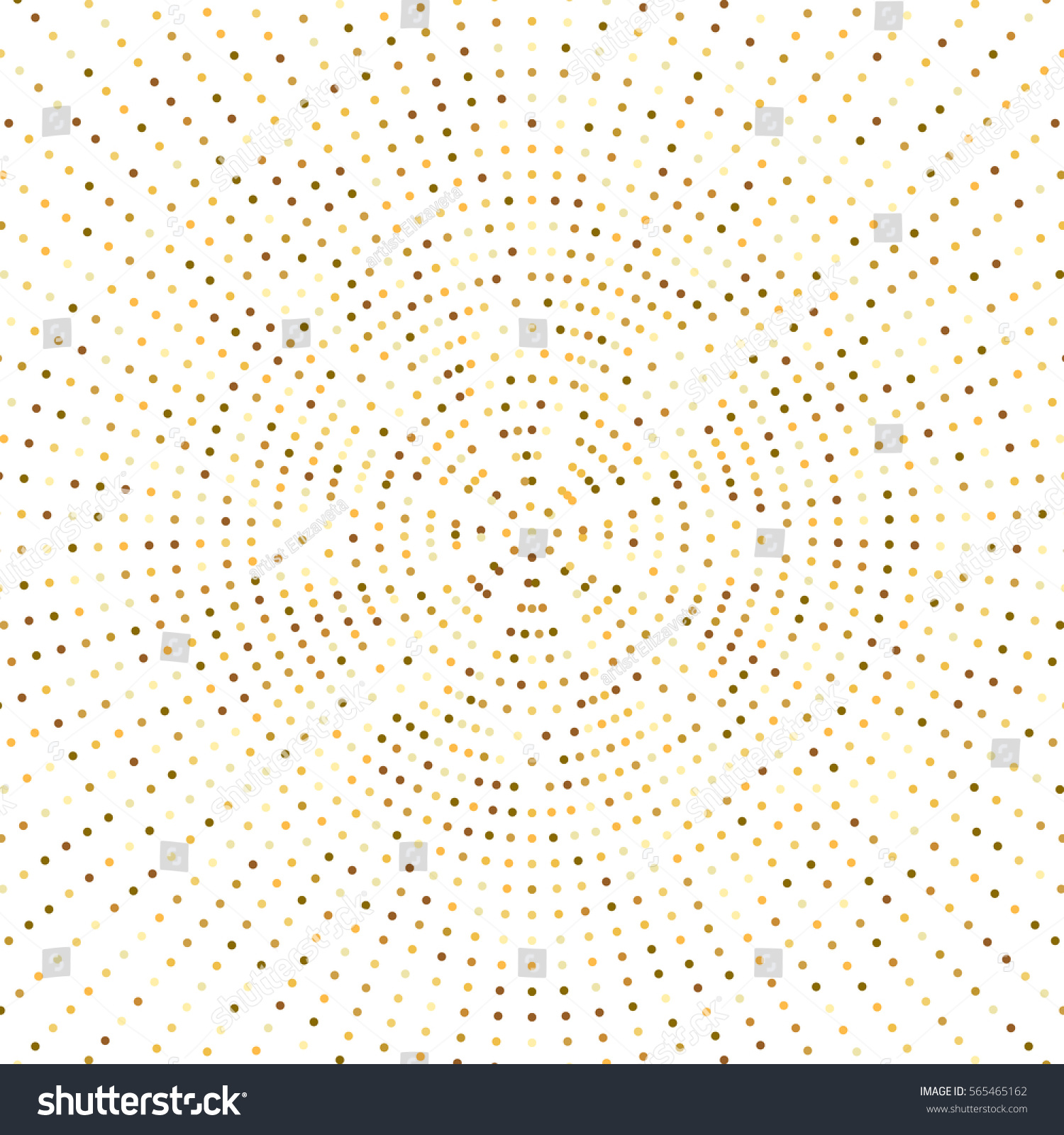 Burst Circles Abstract Dotted Surface Background Stock Vector ...