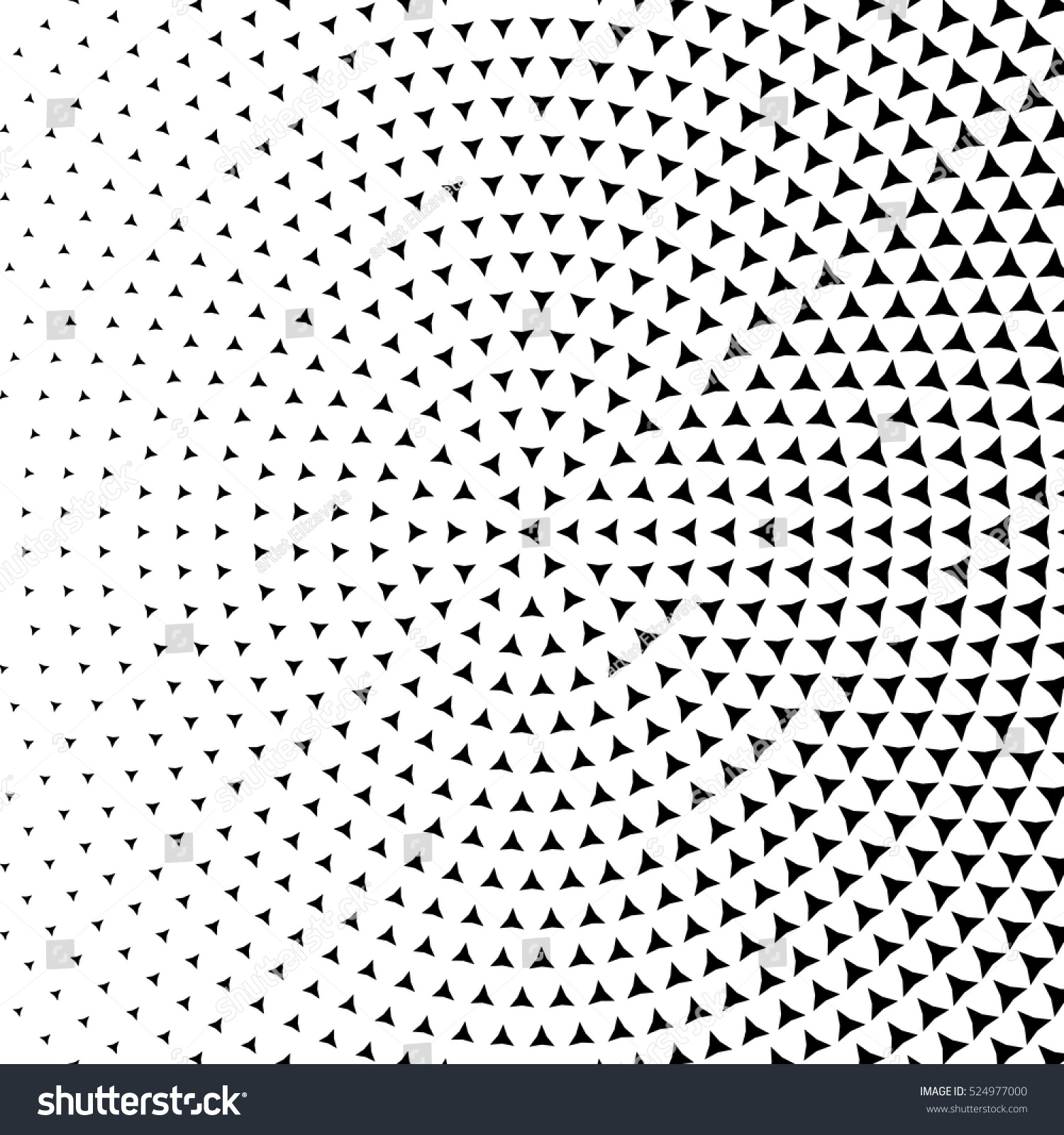 Abstract Dotted Surface Halftone Effect Vector Stock Vector ...
