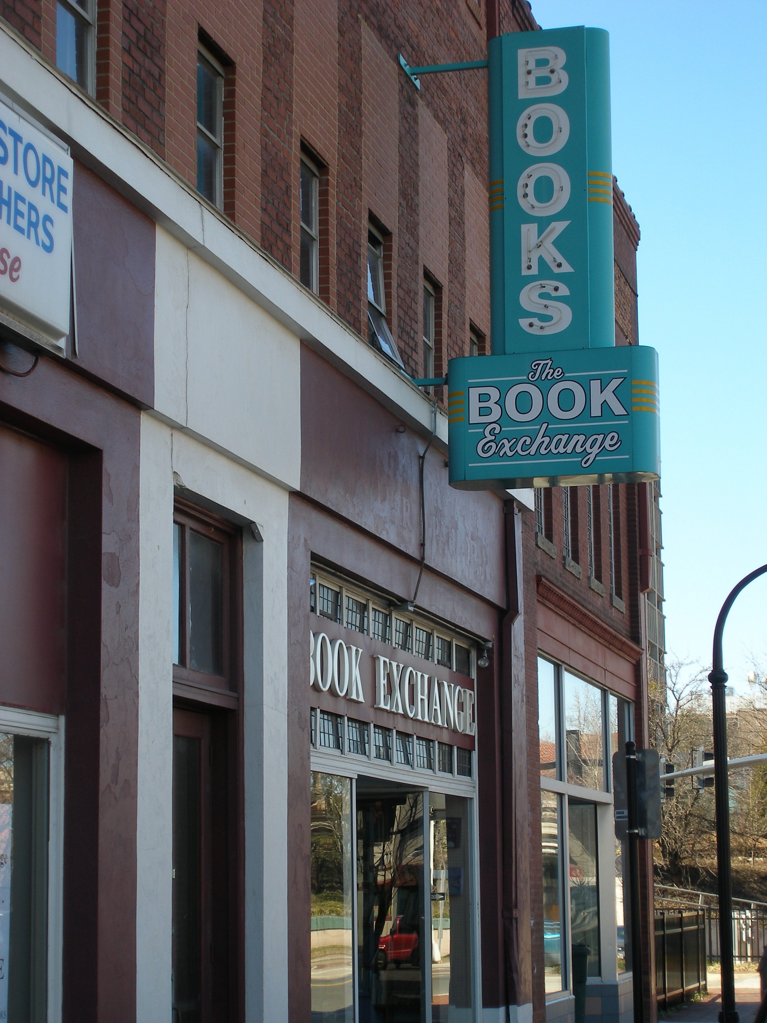 Moomin Light: The Book Exchange and Downtown Durham
