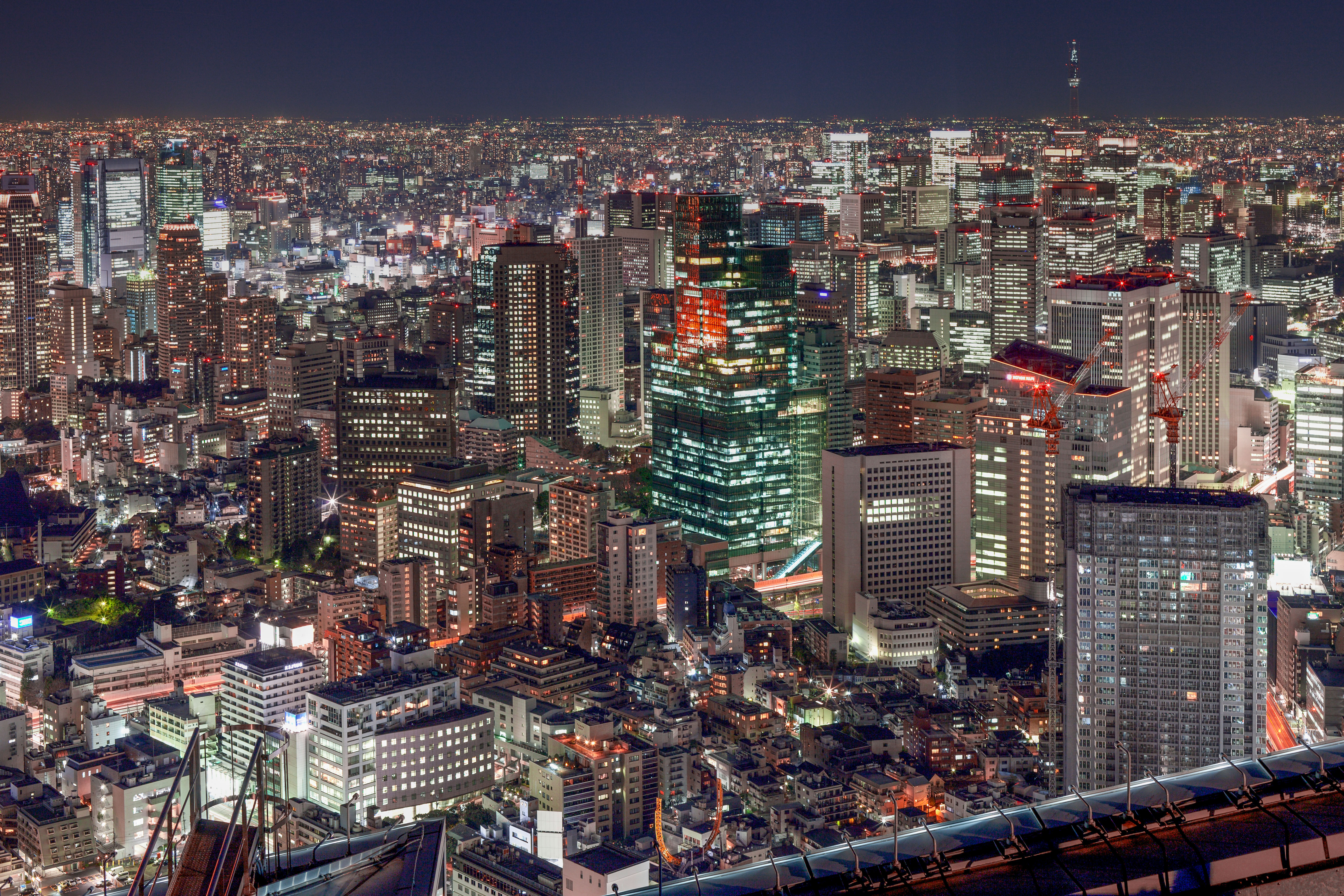 File:View of Tokyo Roppongi Hills downtown from Mori Tower.jpg ...