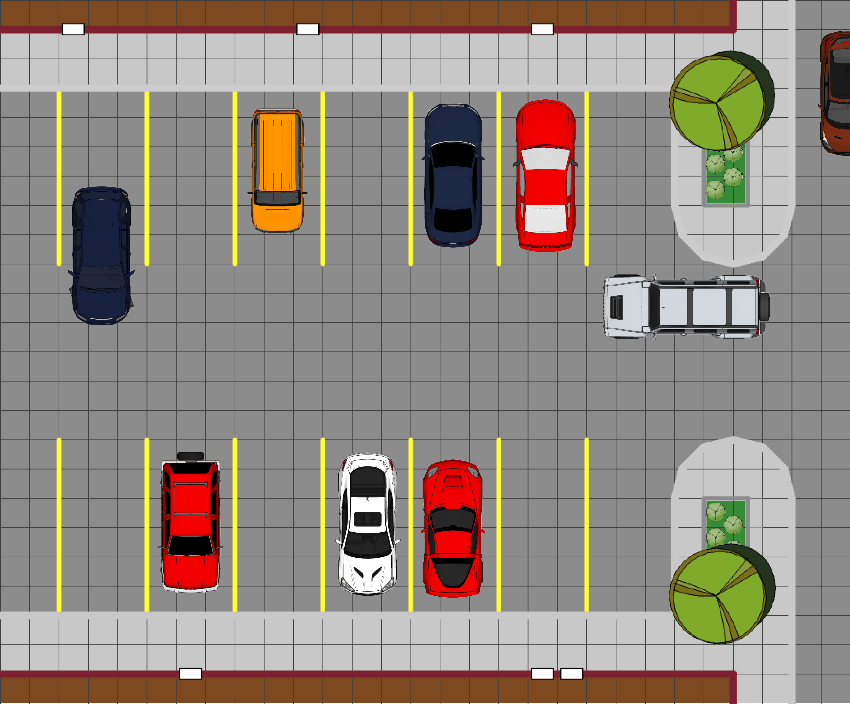 Medium Scale Parking Lot Draft 1 by Sin-Nombre-RPG on DeviantArt
