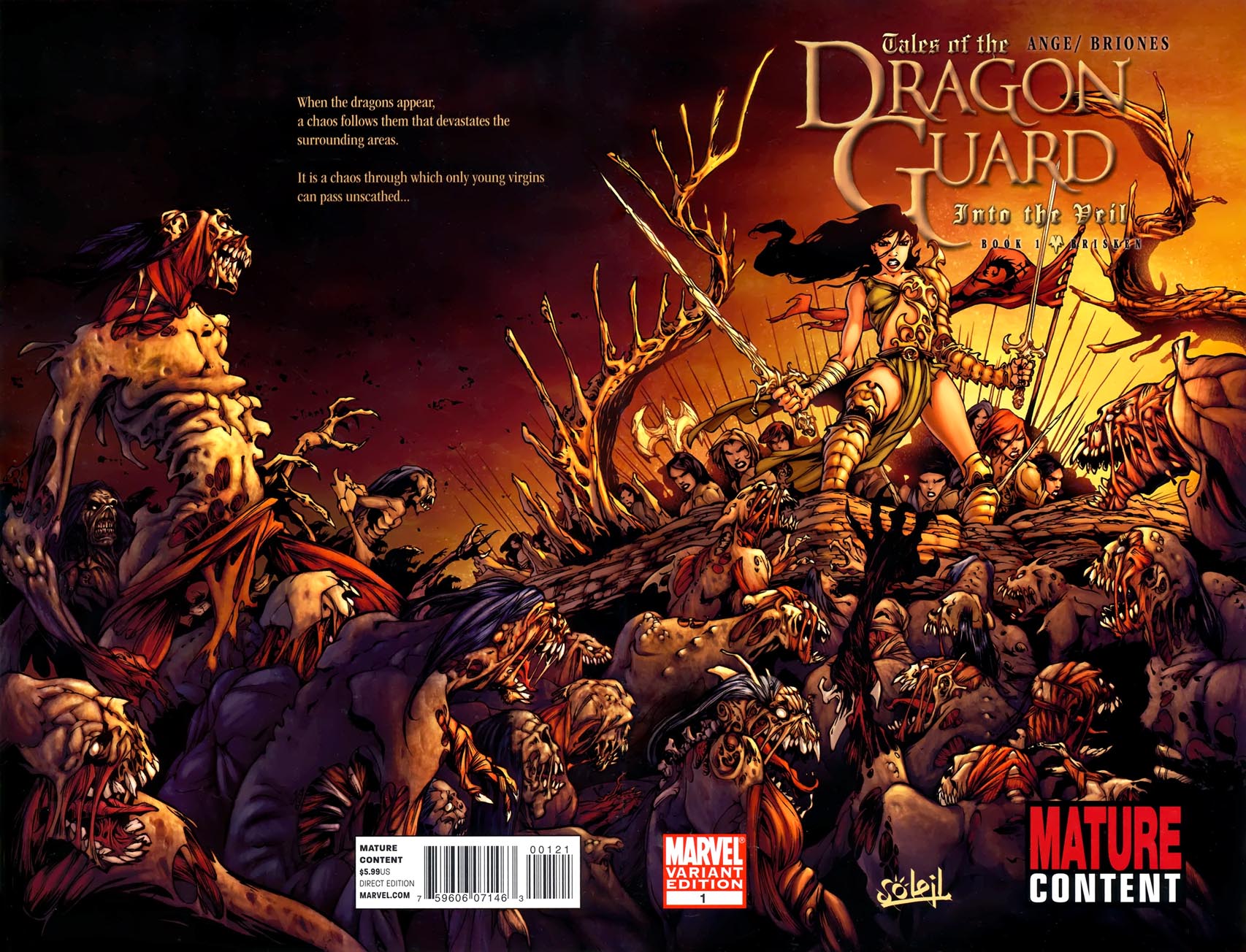 Image - Tales of the Dragon Guard Into the Veil Vol 1 1 Wraparound ...