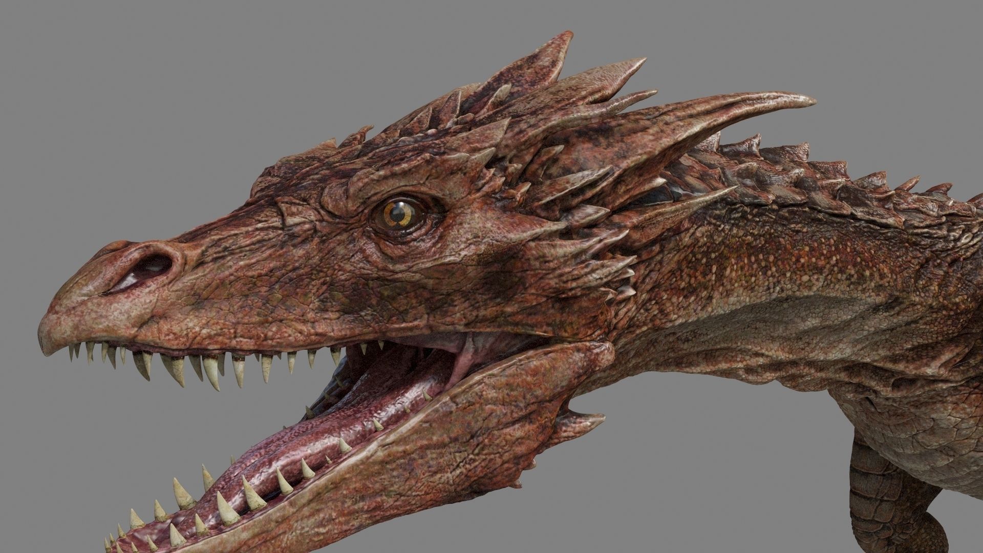 Dragon reptile 3D model | CGTrader