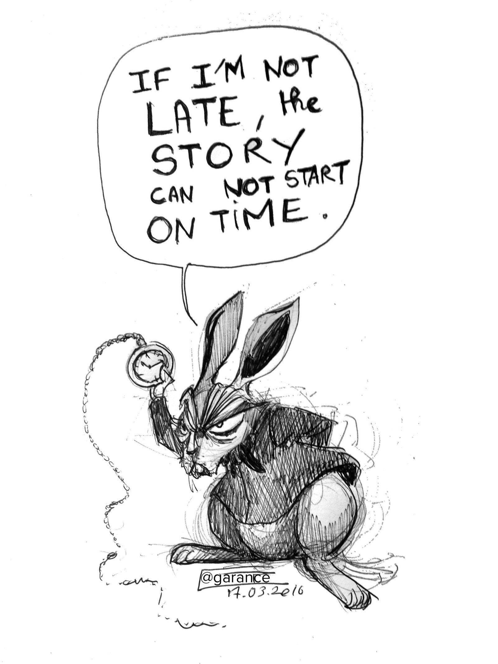 14 'Alice in Wonderland' Drawings – The Coffeelicious
