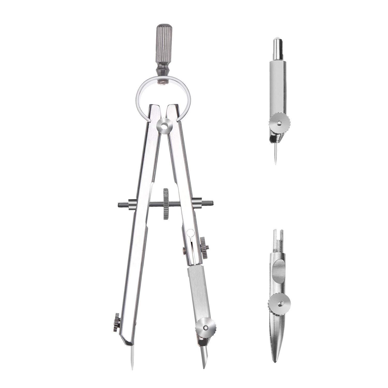 Amazon.com : eBoot Stainless Steel Student Spring Compass Precision ...