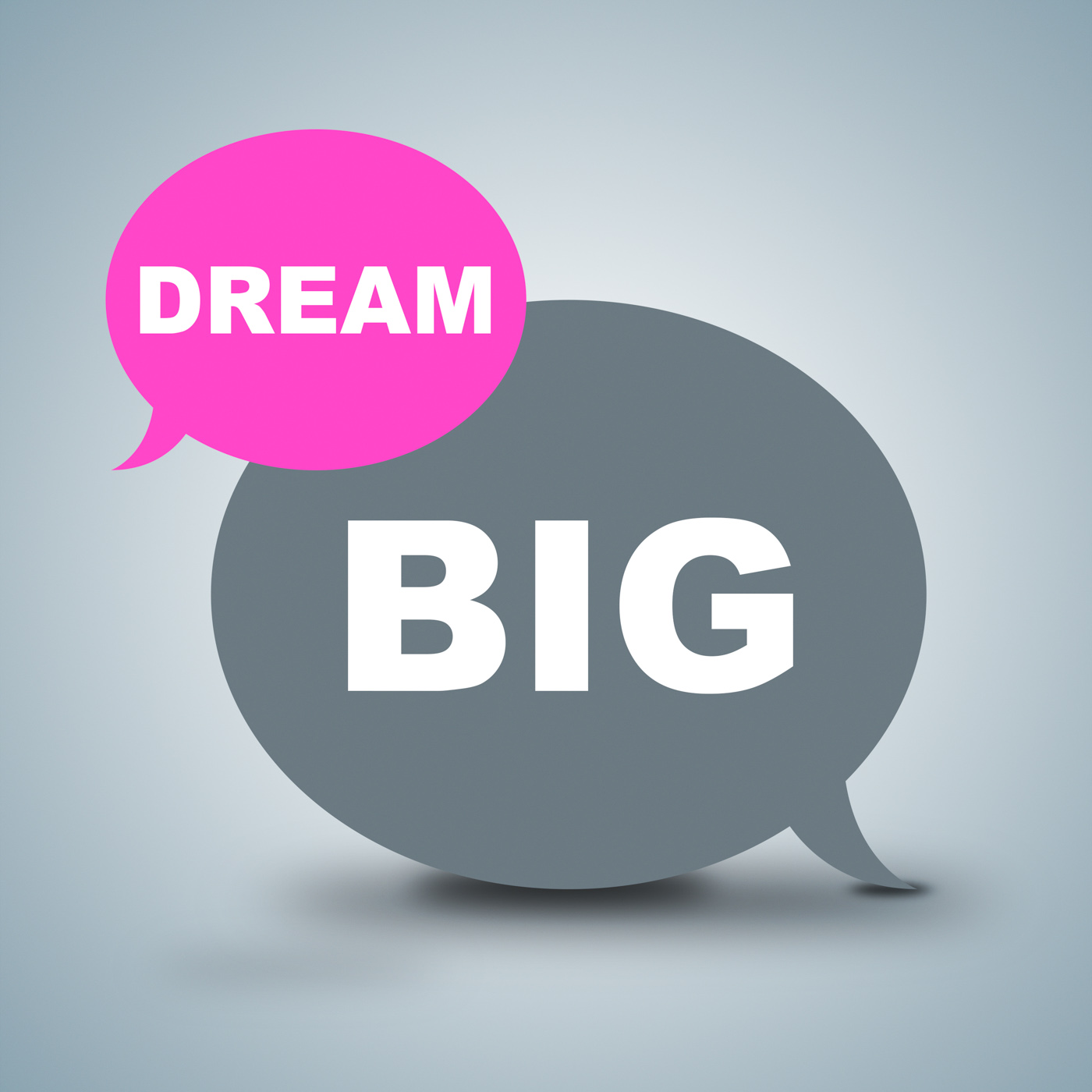Dream big shows dreamer vision and aspiration photo