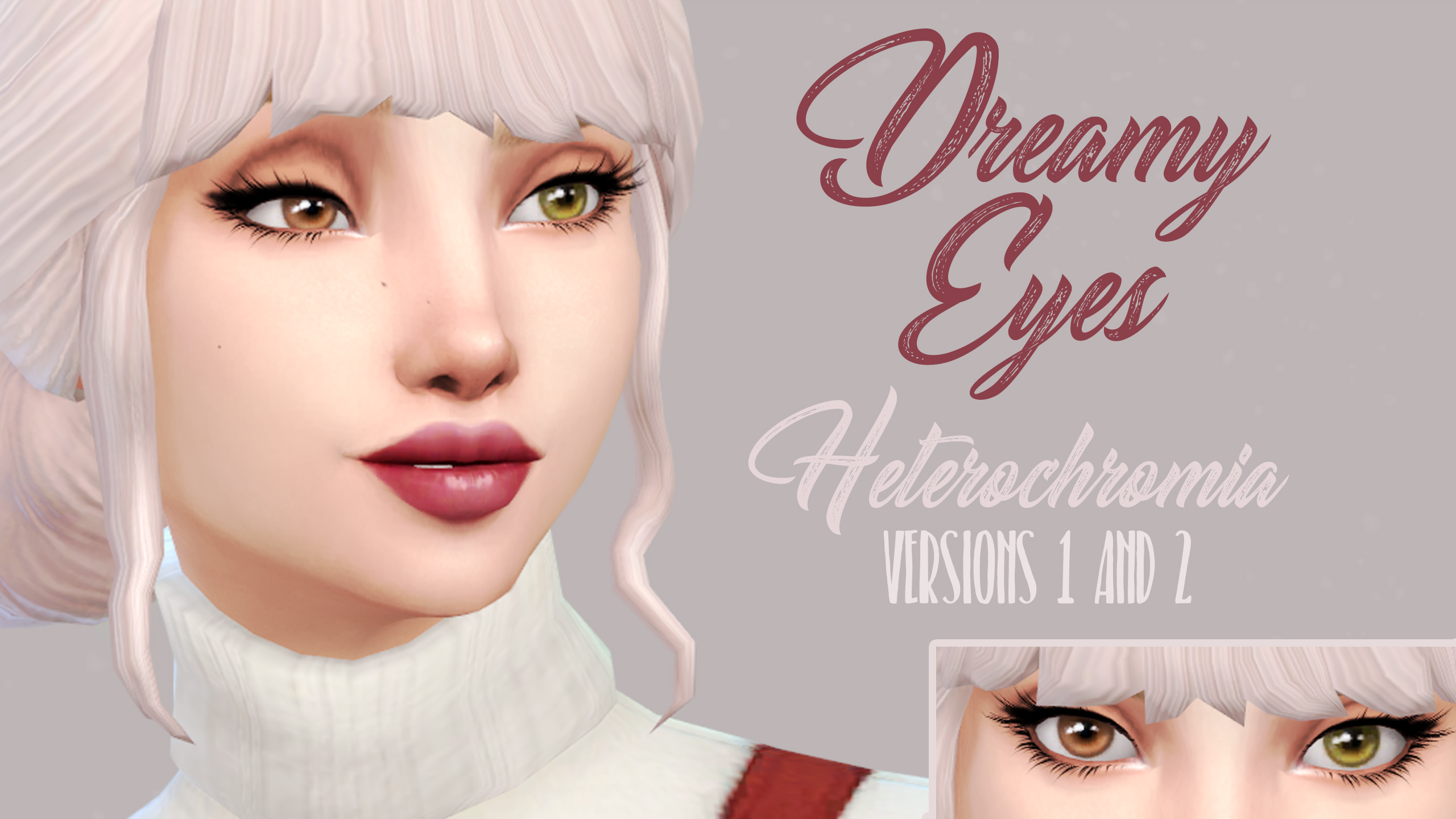 Mod The Sims - Heterochromia - Dreamy Eyes