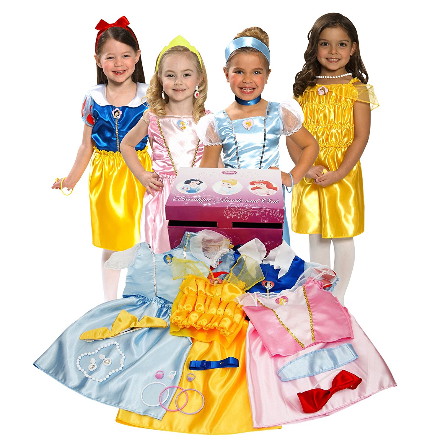 Amazon.com: Disney Princess Dress Up Trunk - Amazon Exclusive: Toys ...
