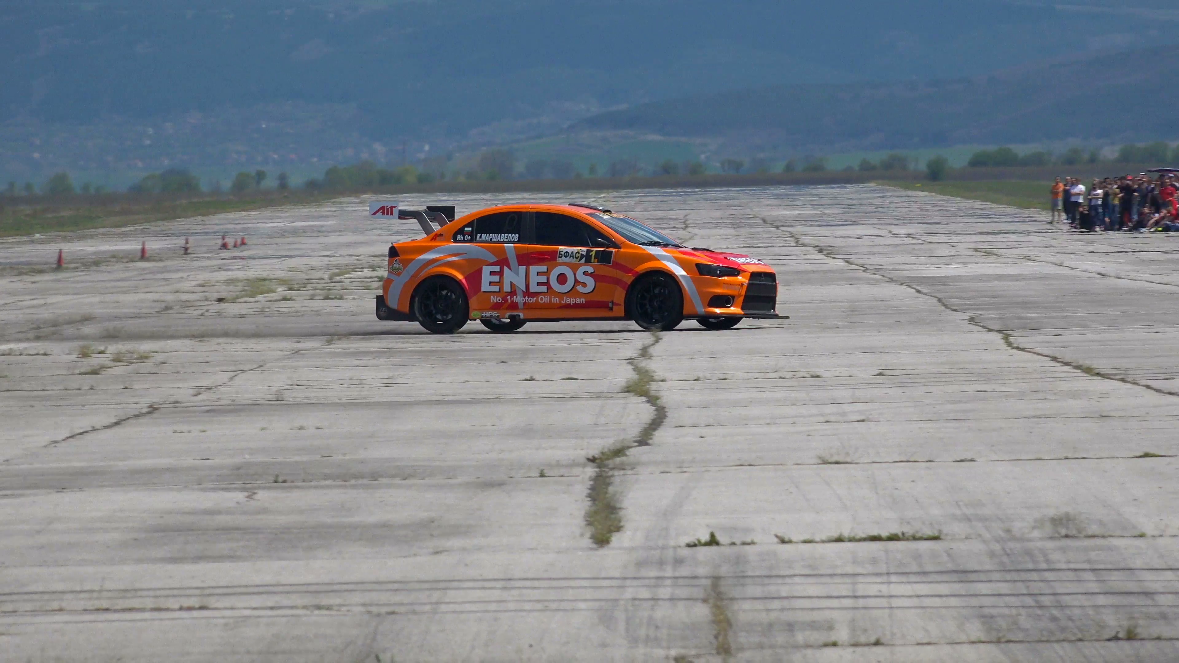 Sport car drifting drive at race track Stock Video Footage - VideoBlocks