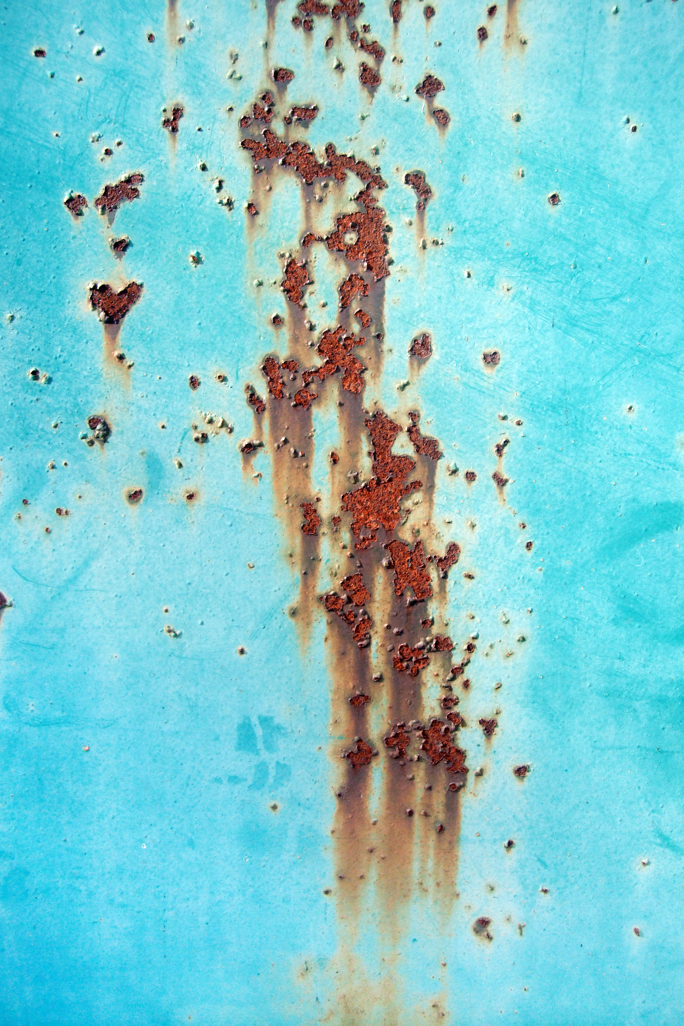 Dripping rust on blue metal by mercurycode on DeviantArt