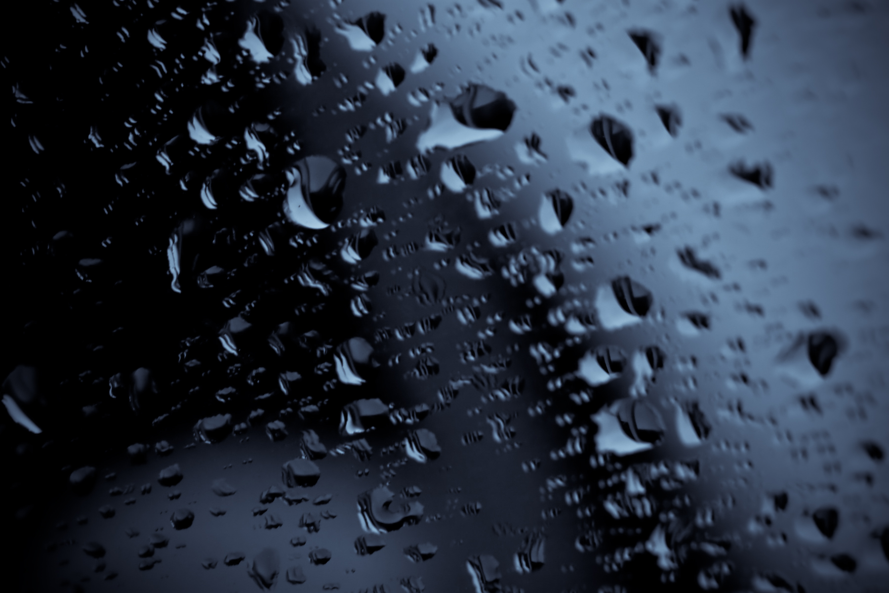 Droplets on glass photo