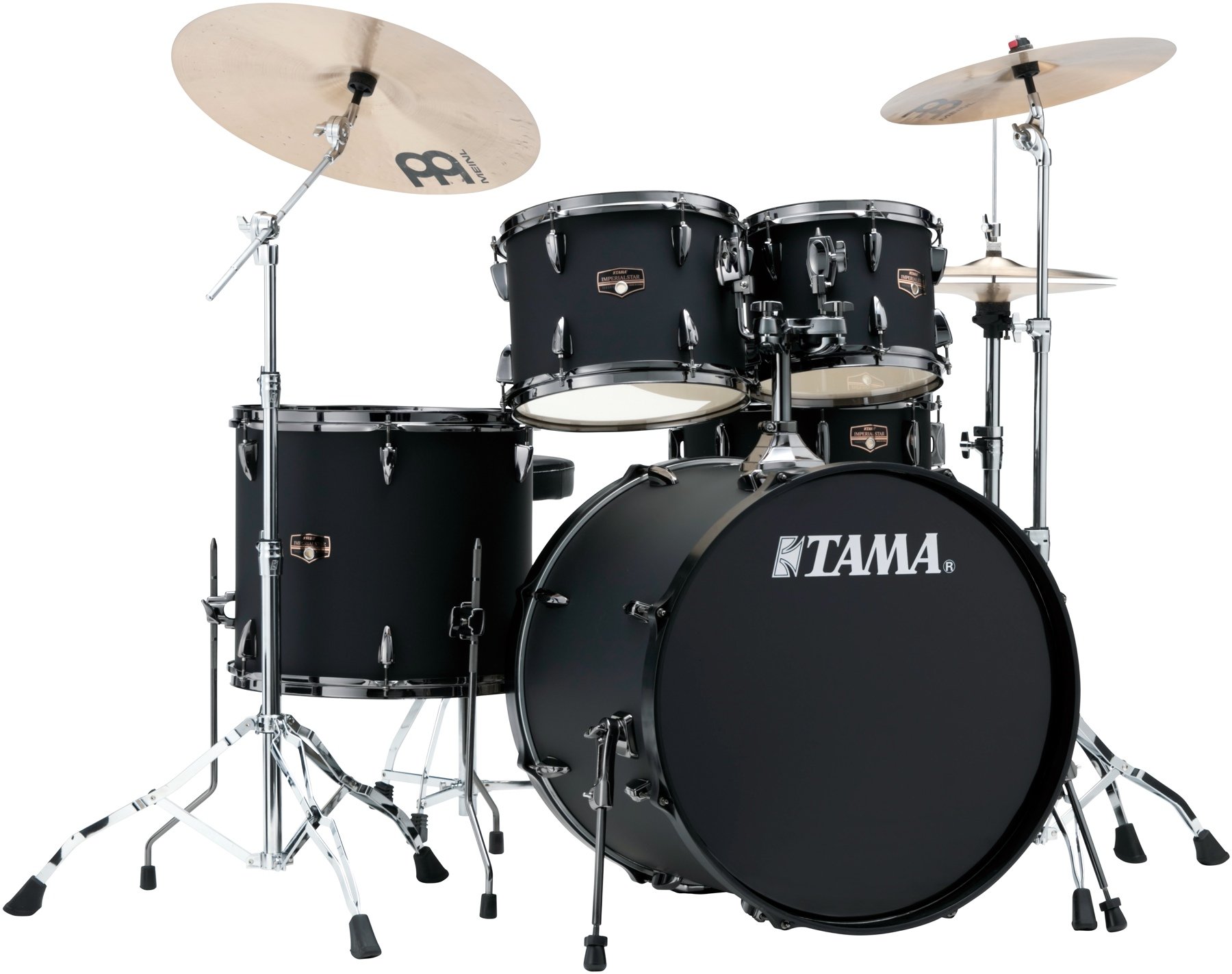 Tama Imperialstar Complete Drum Set - 6-piece - Black with Black ...