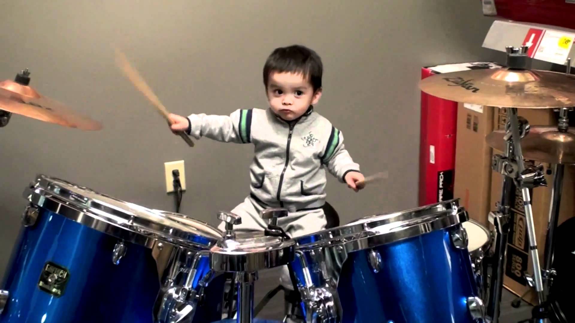YOUNGEST DRUMMER IN THE WORLD - YouTube