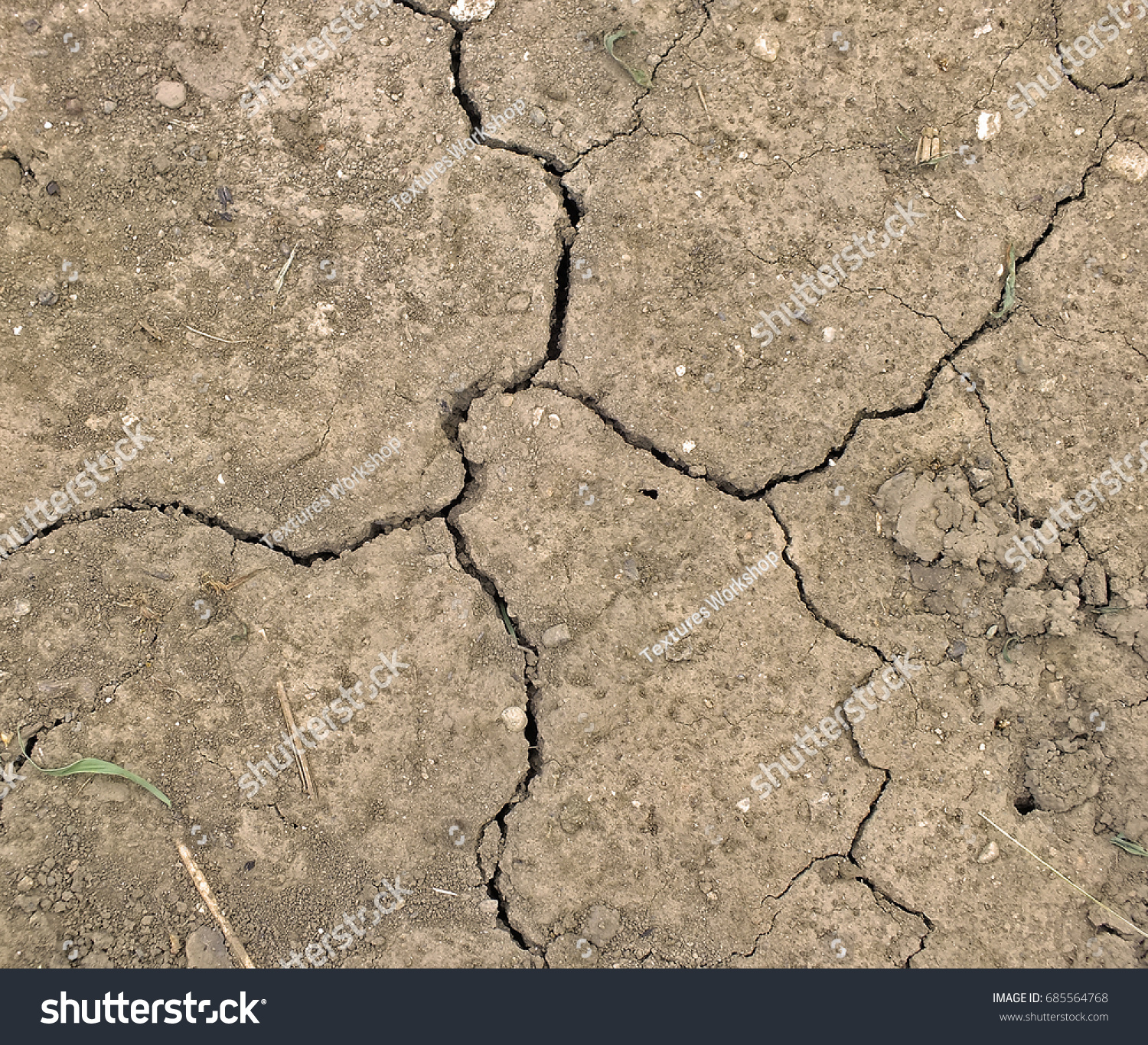 Dry Soil Texture Stock Photo 685564768 - Shutterstock