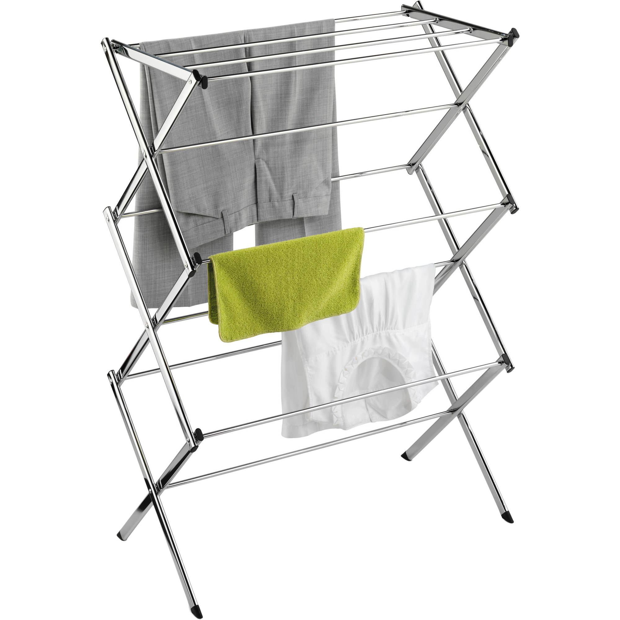Honey Can Do Commercial Large Folding Steel Accordion Drying Rack ...