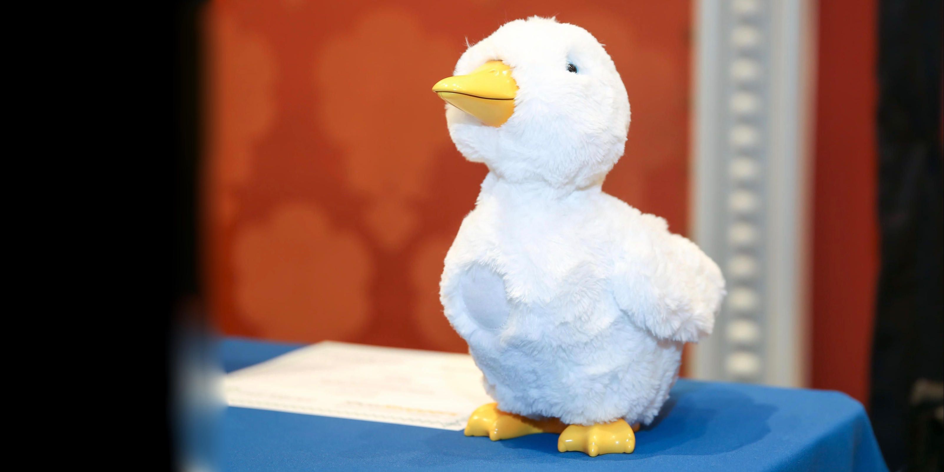 My Special Aflac Duck robot helps children cope with cancer - CNET