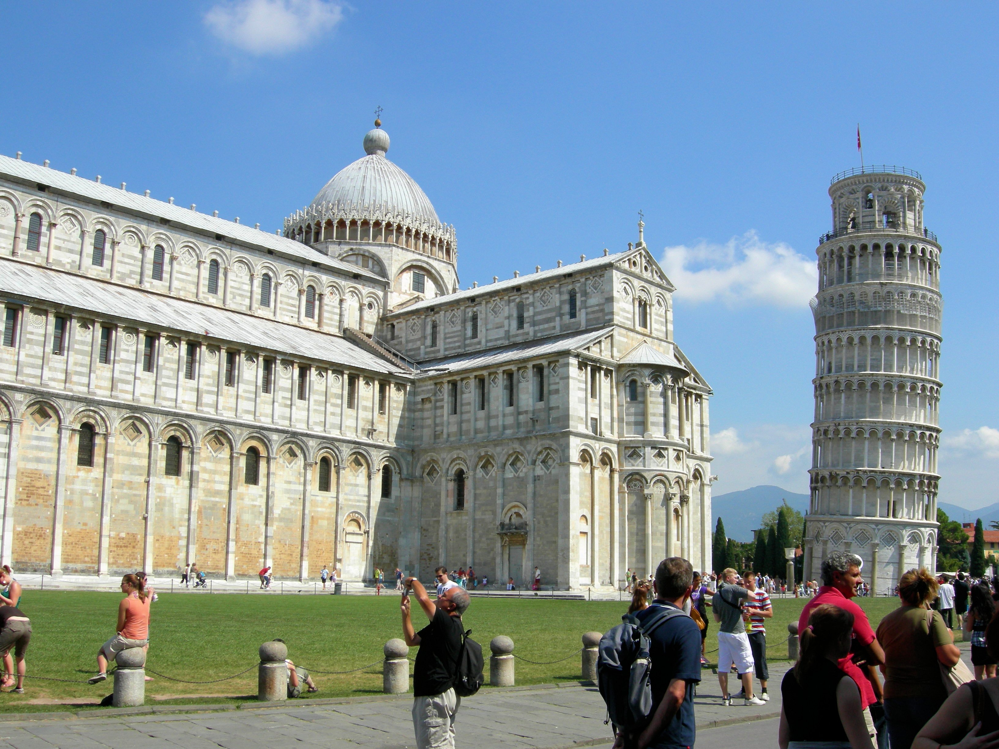 Duomo and pisa tower photo