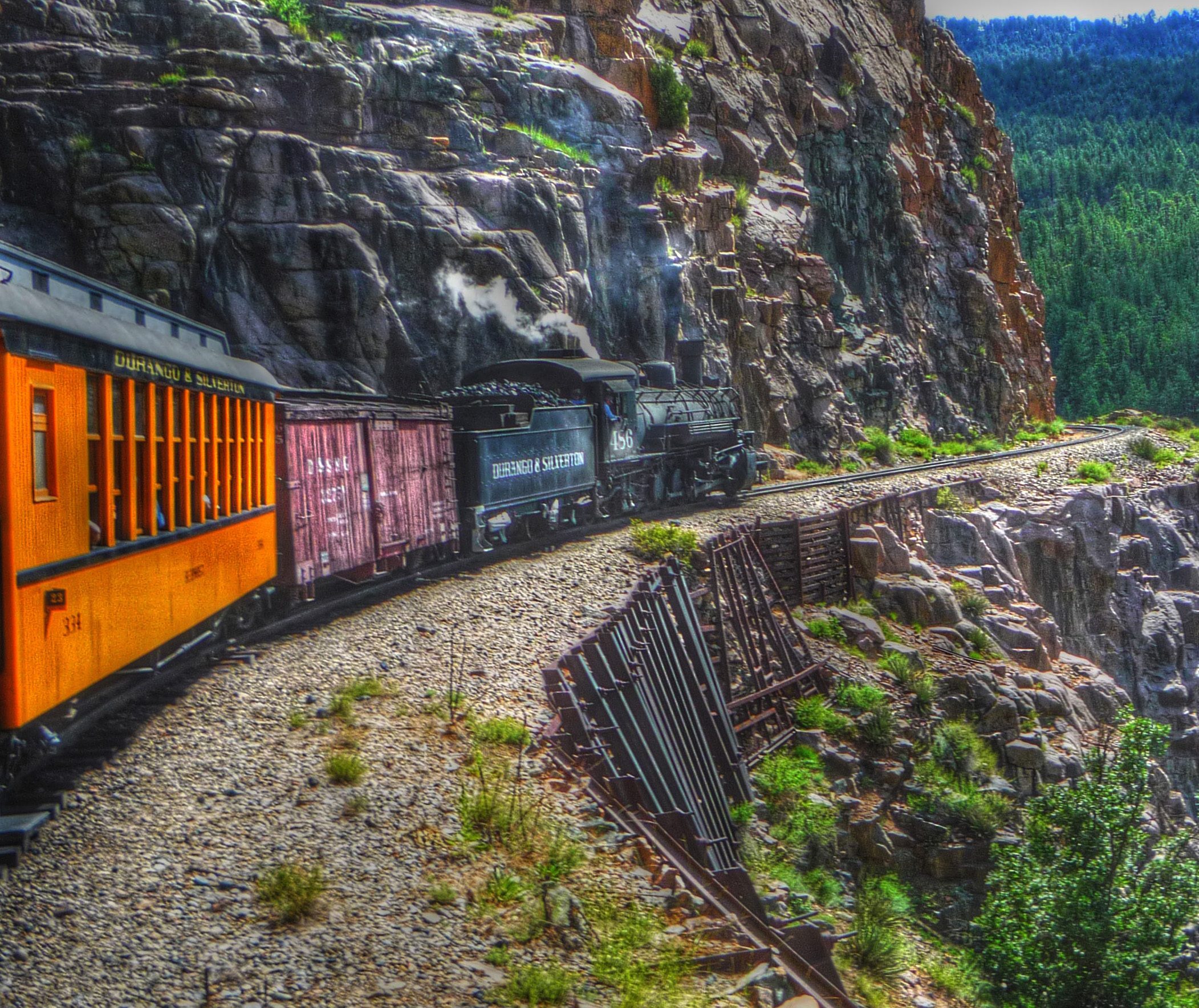 Durango-silverton train photo