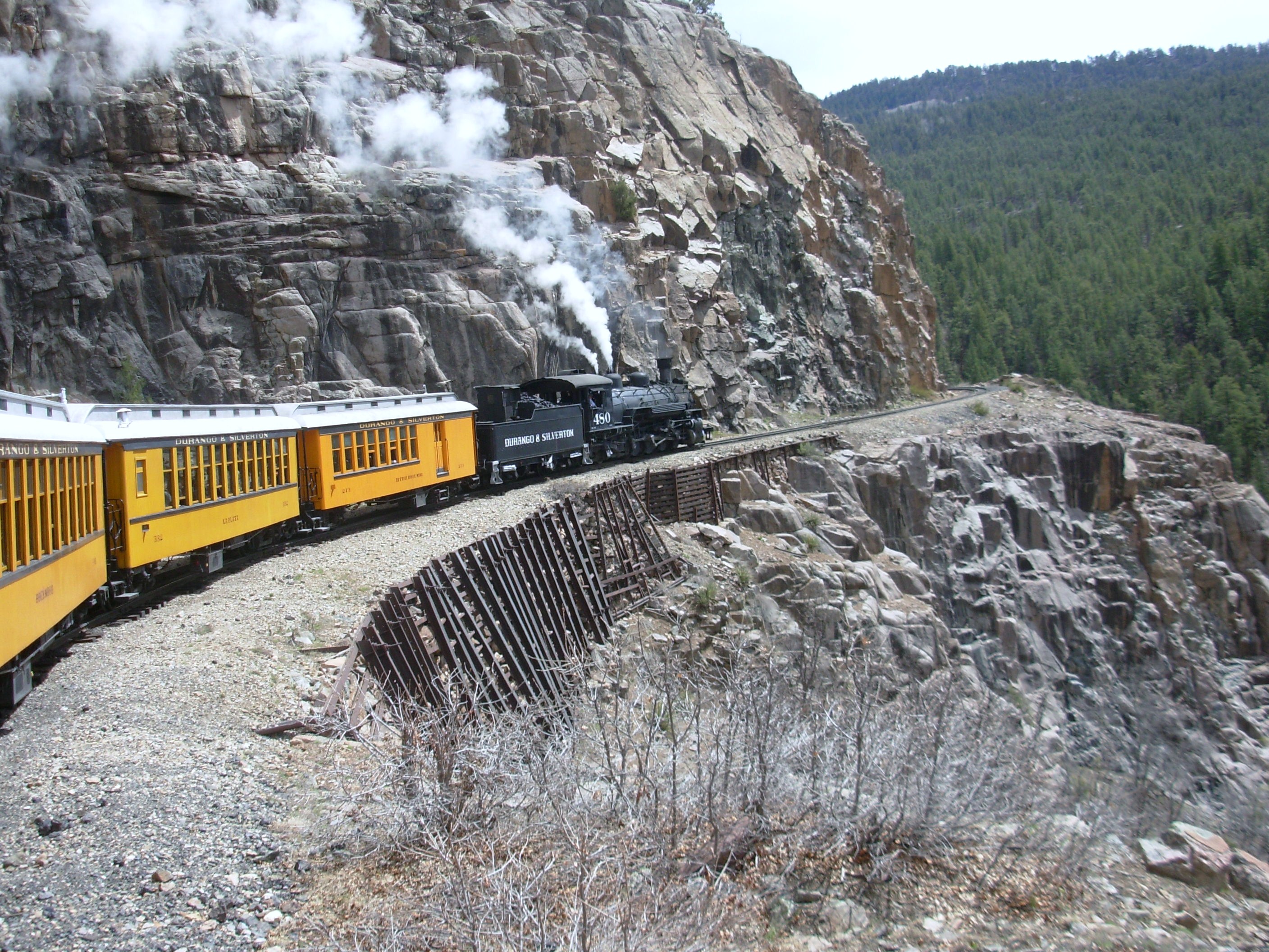 Durango-Silverton historic train ride