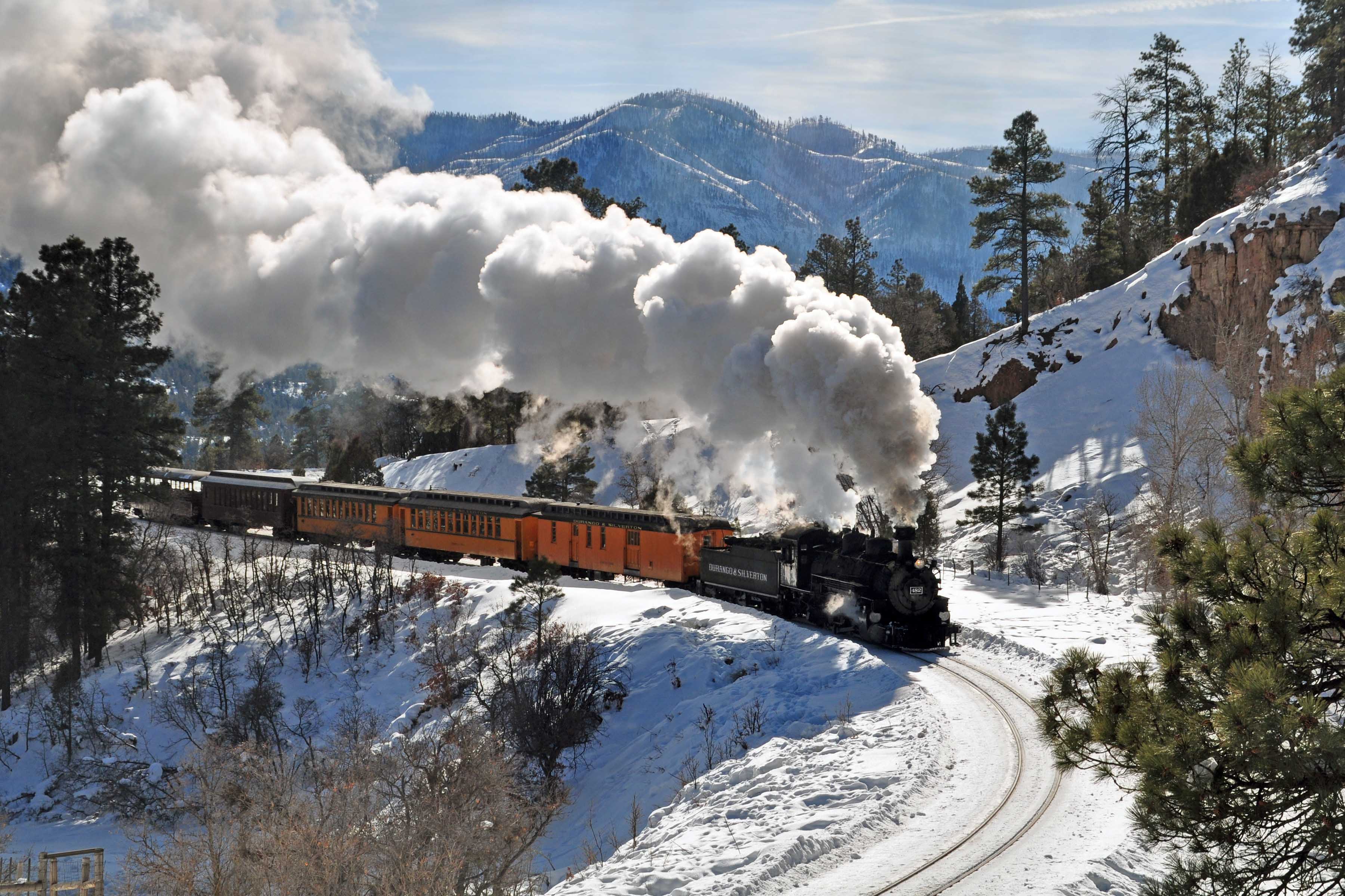 Winter Shots of D&SNG | Durango & Silverton Narrow Gauge Railroad Train