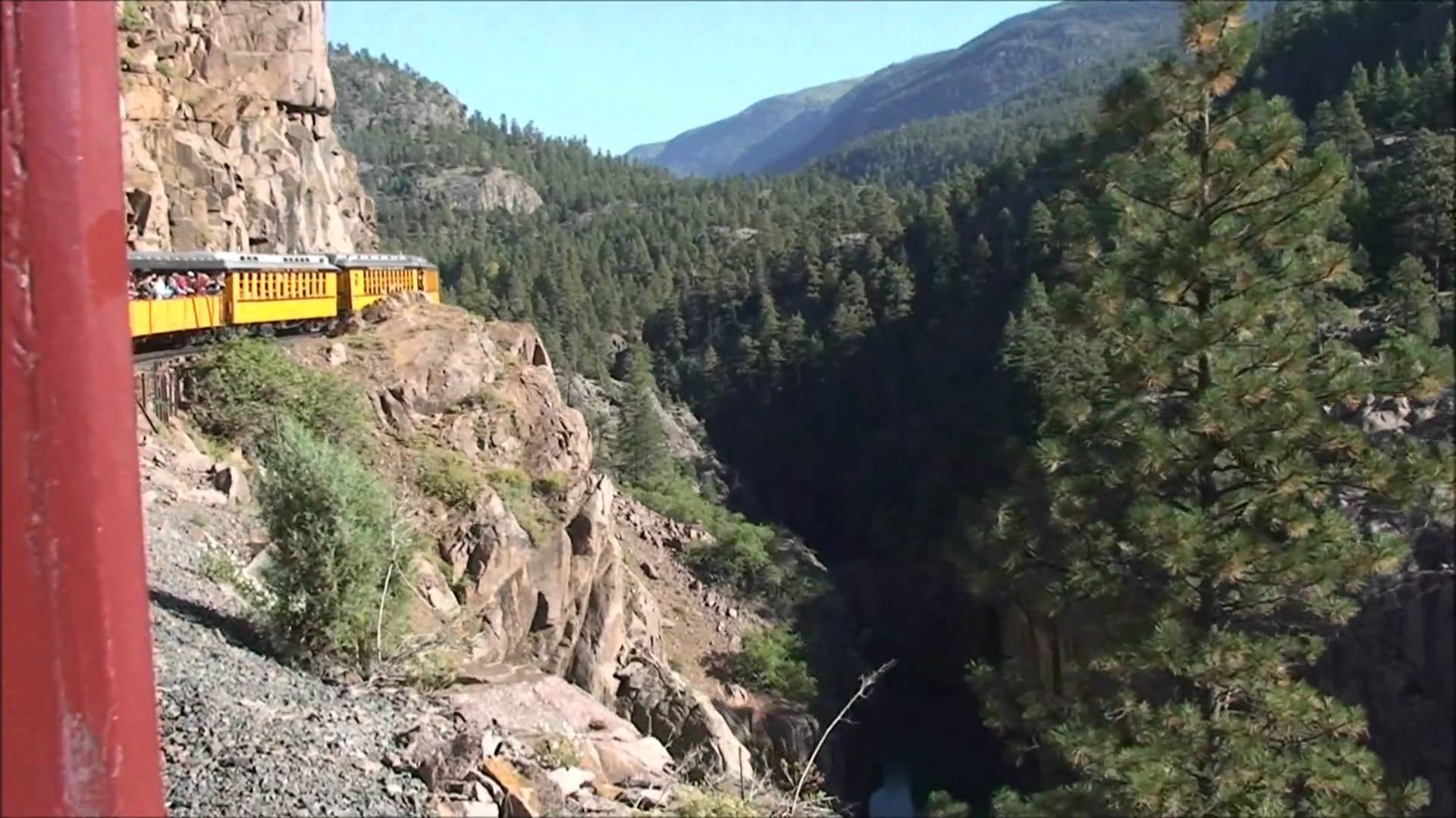 Durango Train Ride to Silverton Colorado Hi-Def - YouTube