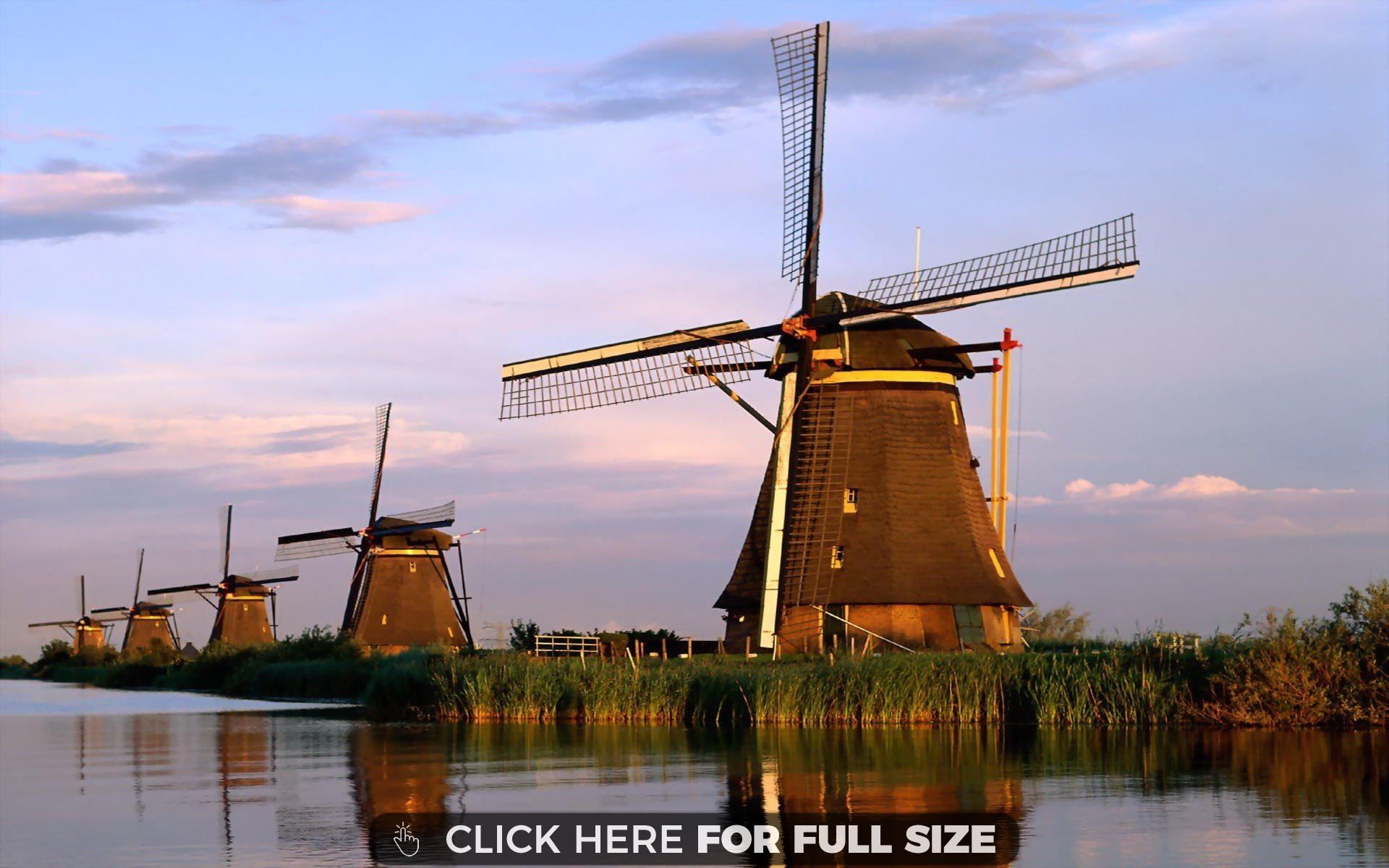 Dutch Windmills wallpaper | Desktop Wallpapers | Pinterest ...