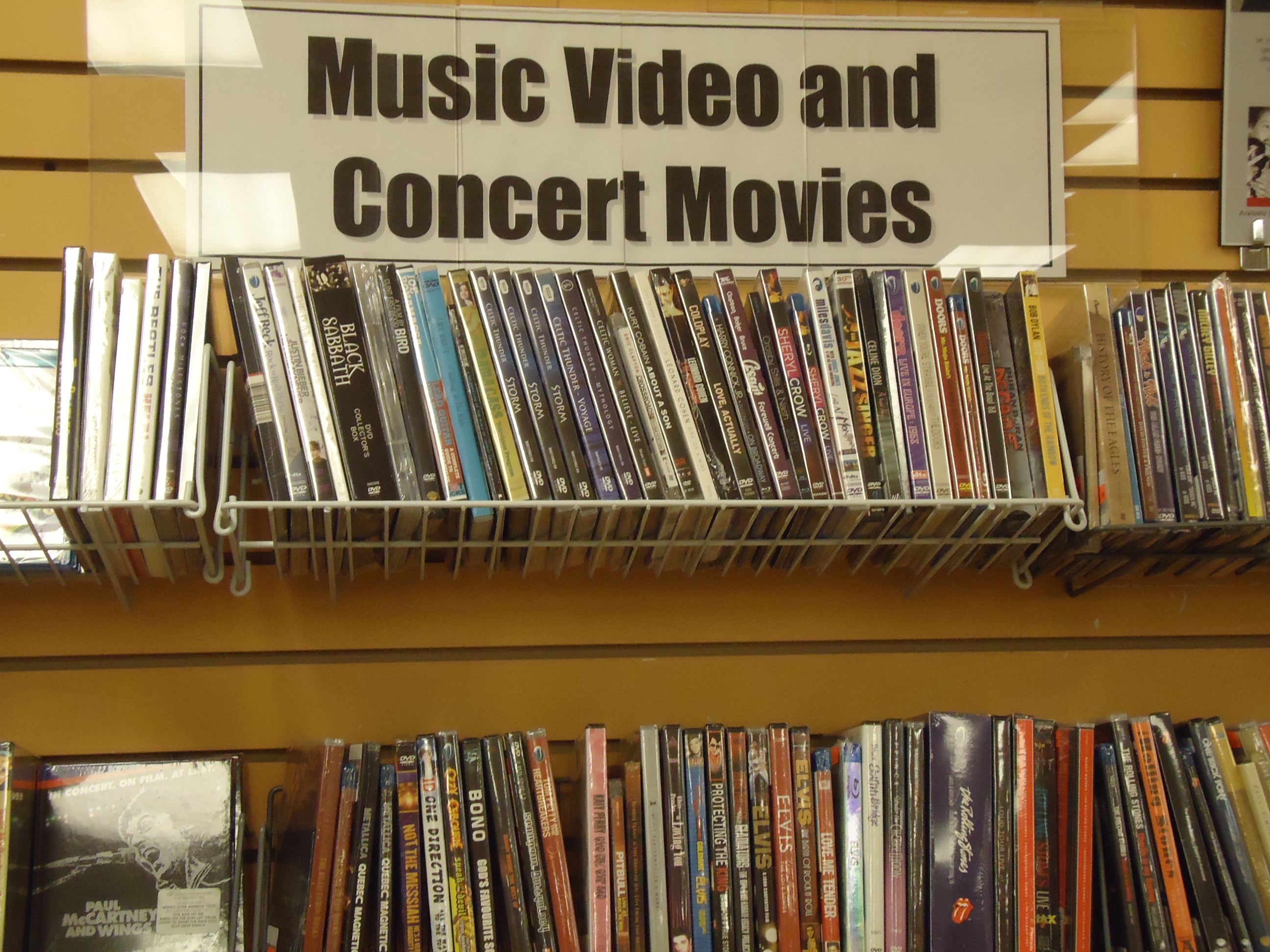 Dvd movies display photo