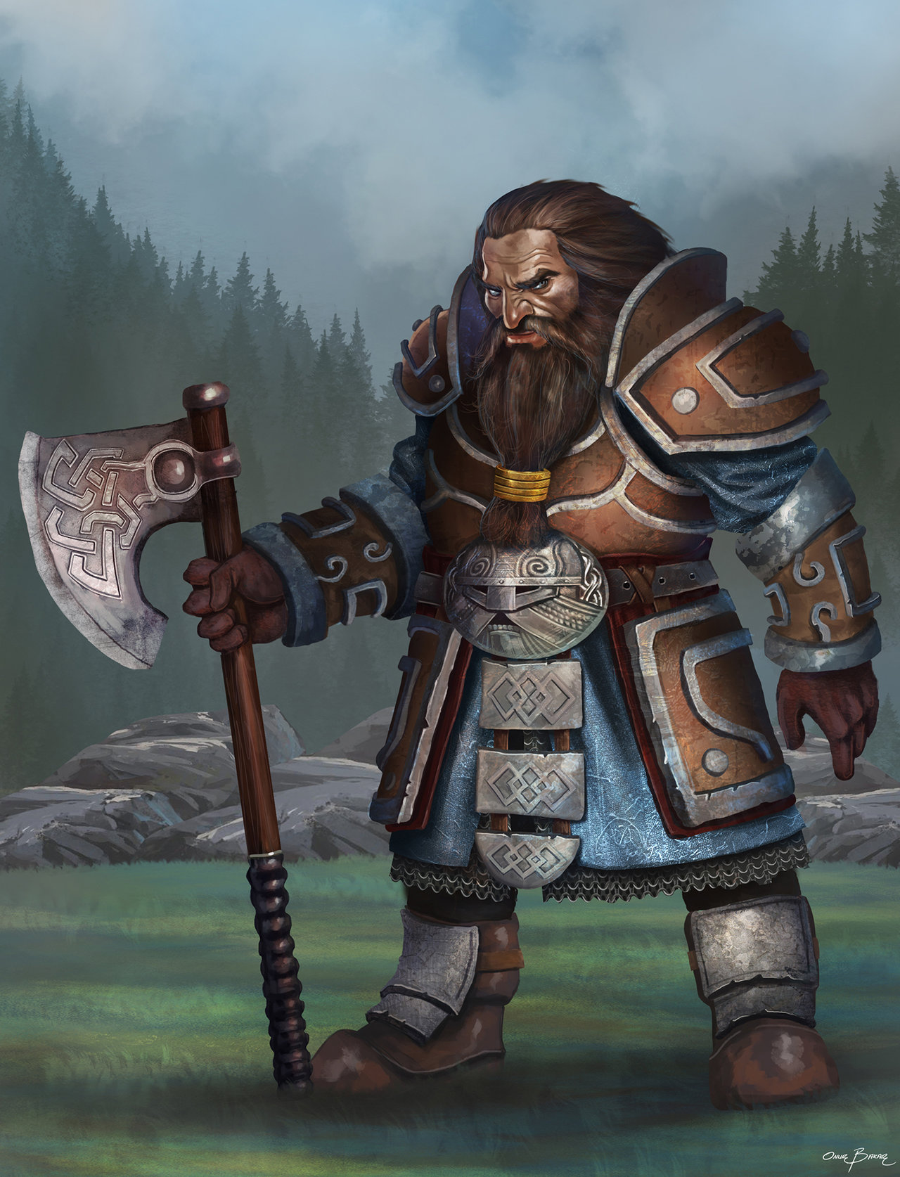 Dwarf Warrior by bakarov on DeviantArt