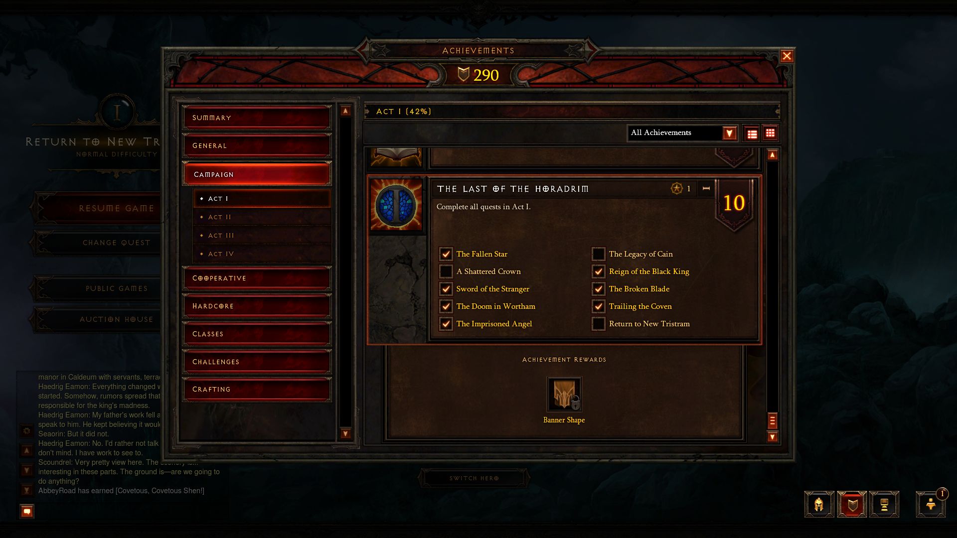 diablo 3 - Quests not marked as completed under achievements? - Arqade