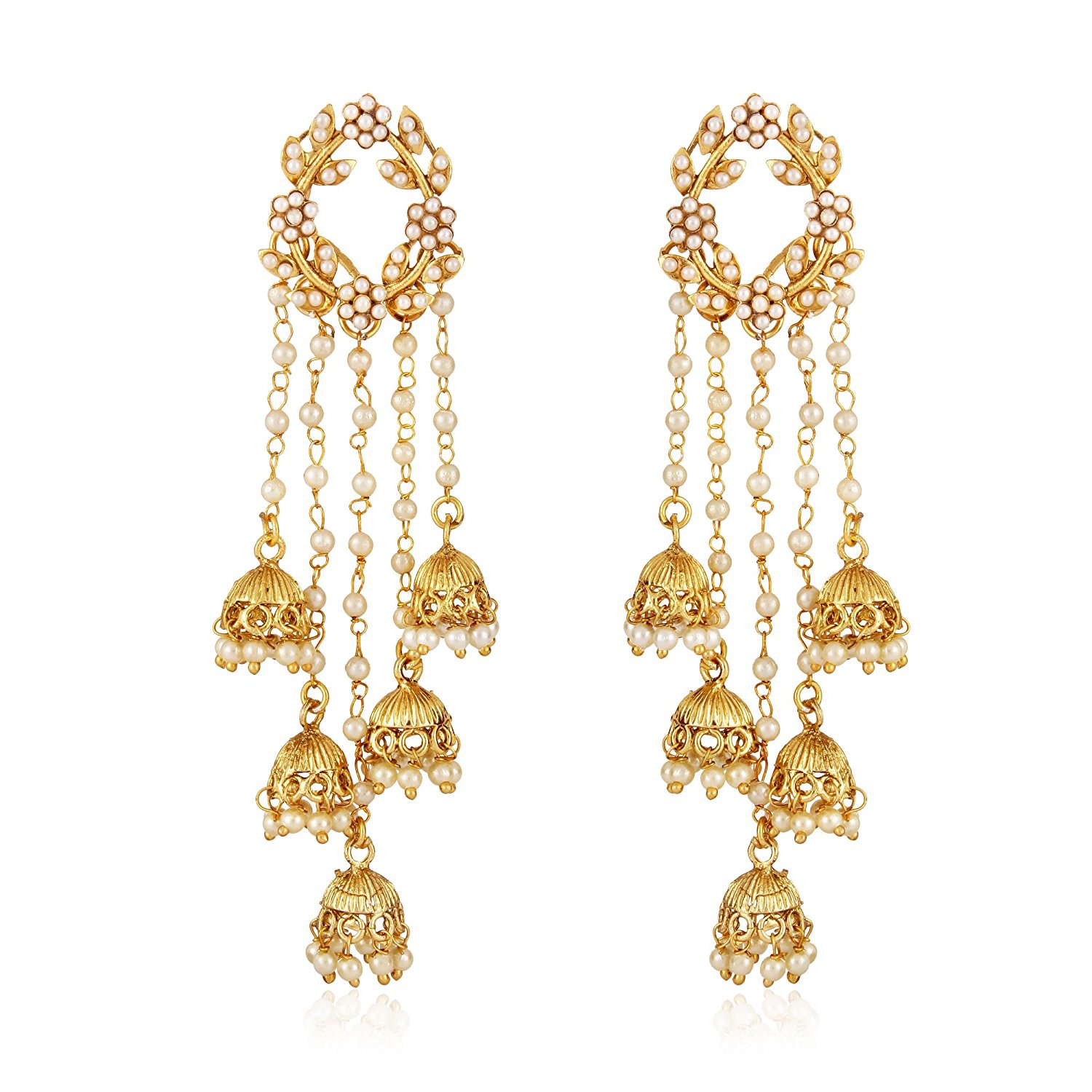 Buy Shining Diva Fashion Jewellery Gold Plated Stylish Fancy Party ...