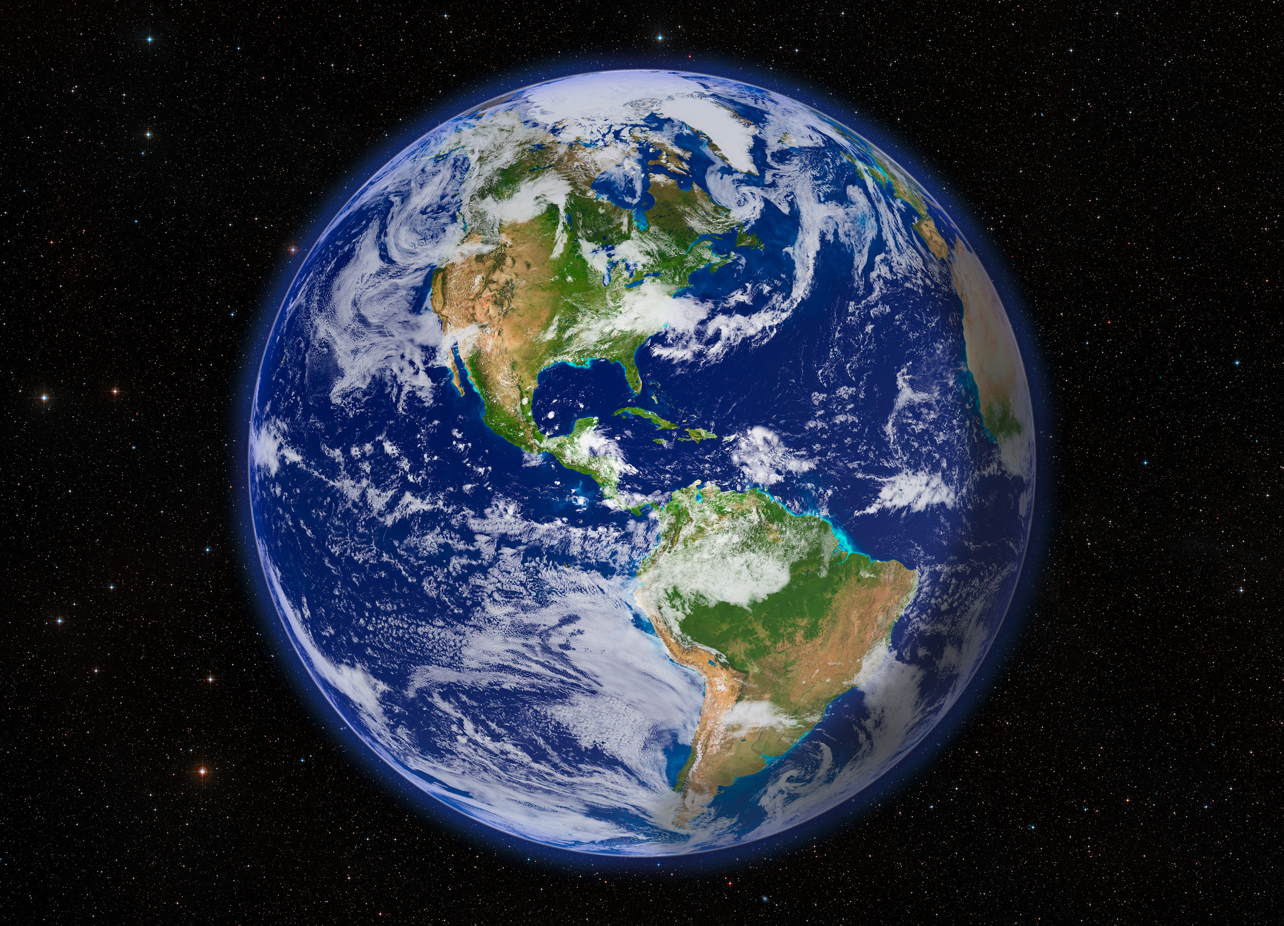 Earth From Space - Western Hemisphere